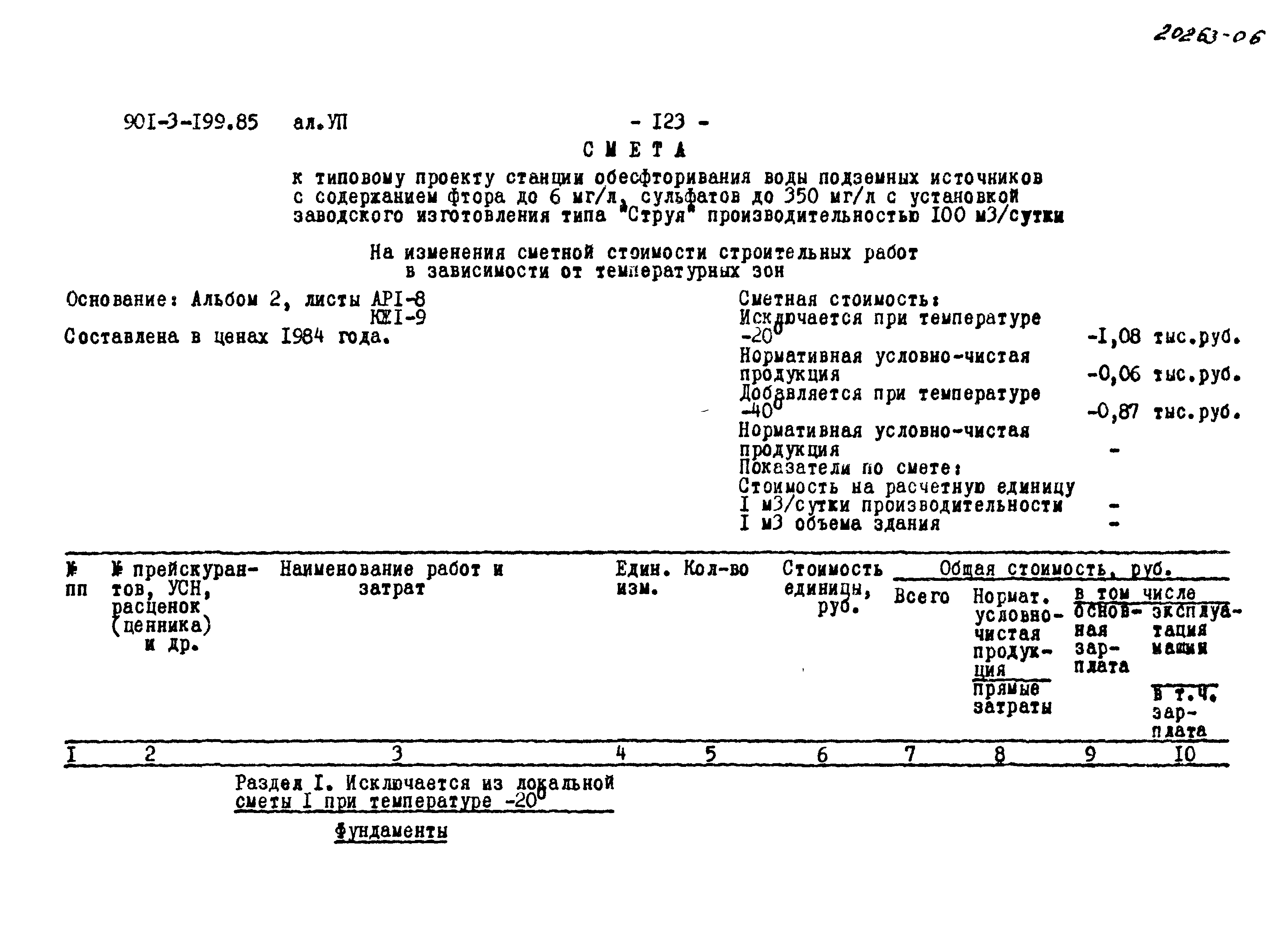 Типовой проект 901-3-199.85