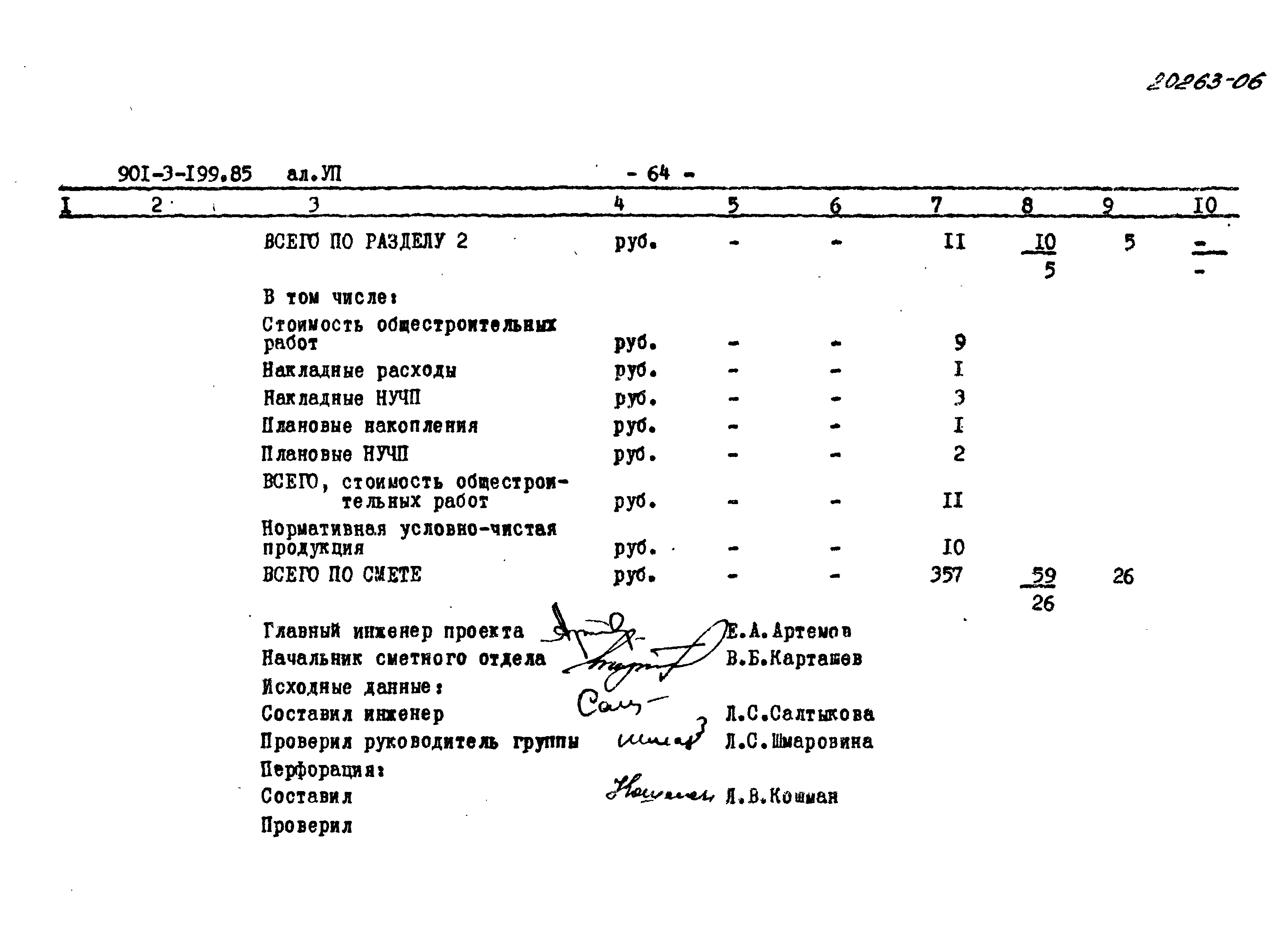 Типовой проект 901-3-199.85