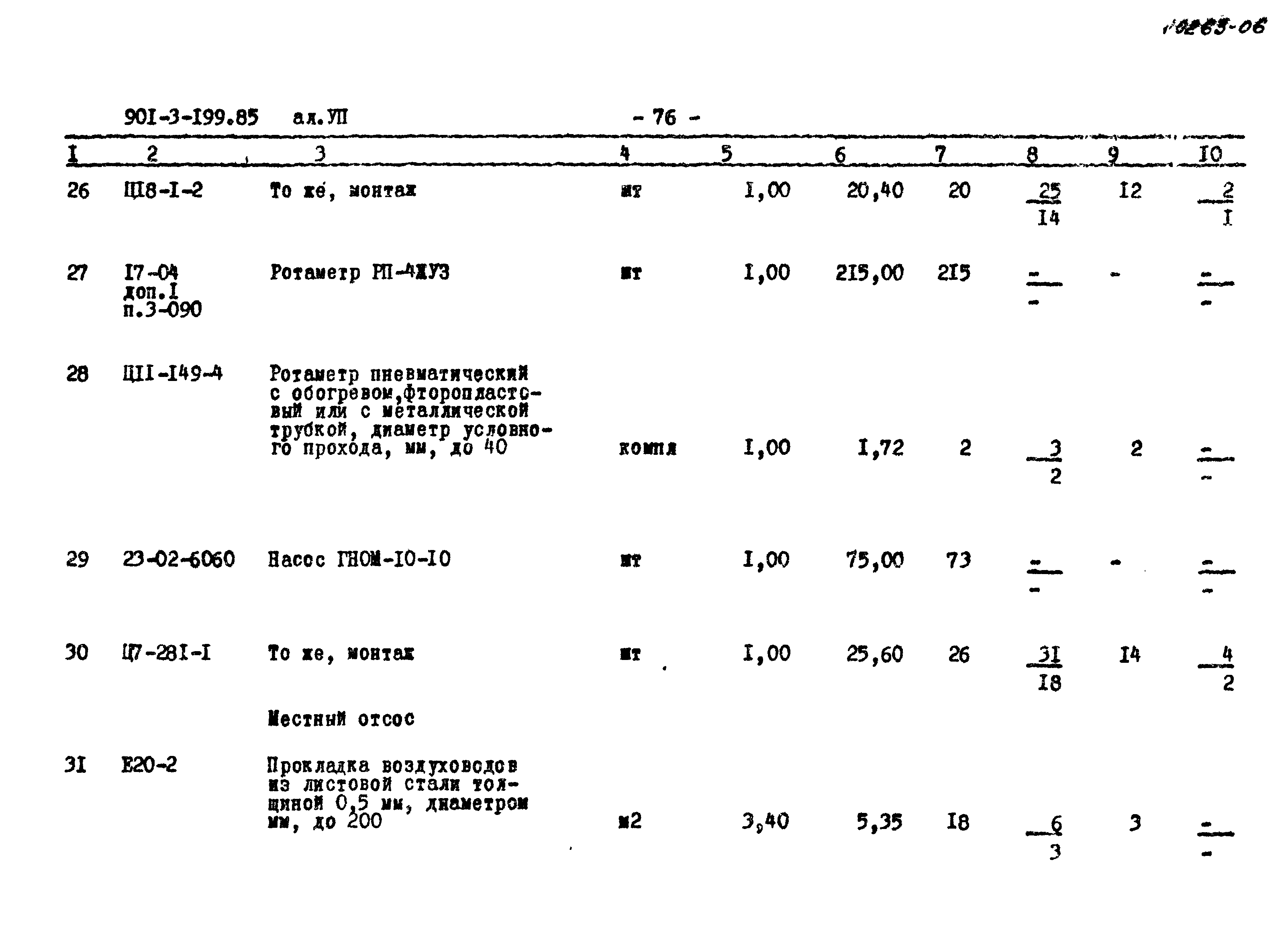 Типовой проект 901-3-199.85