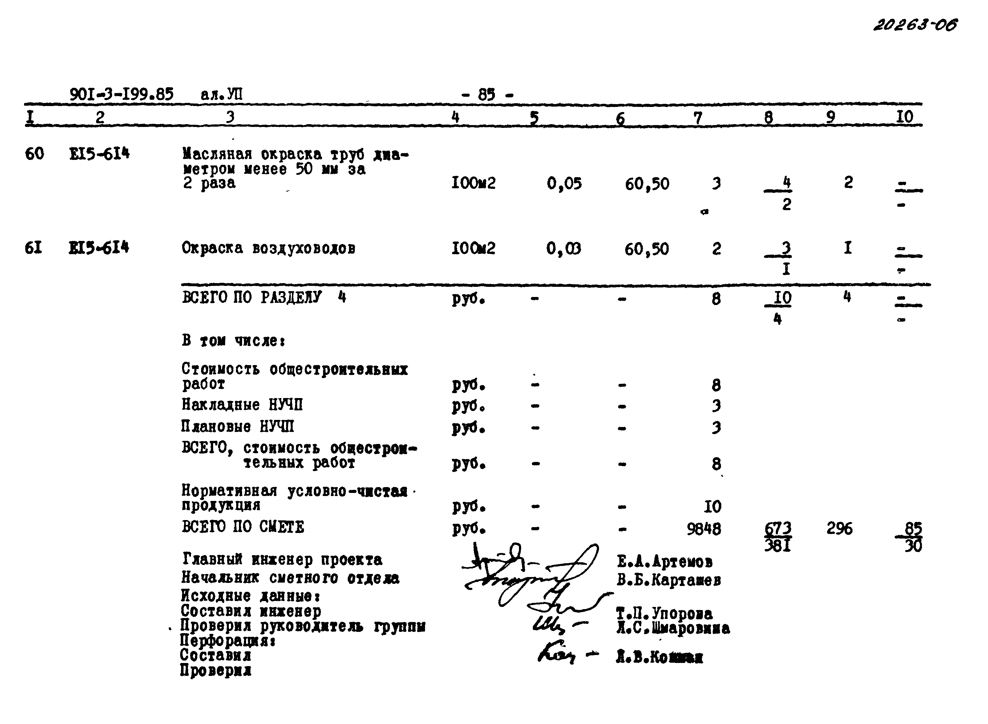 Типовой проект 901-3-199.85