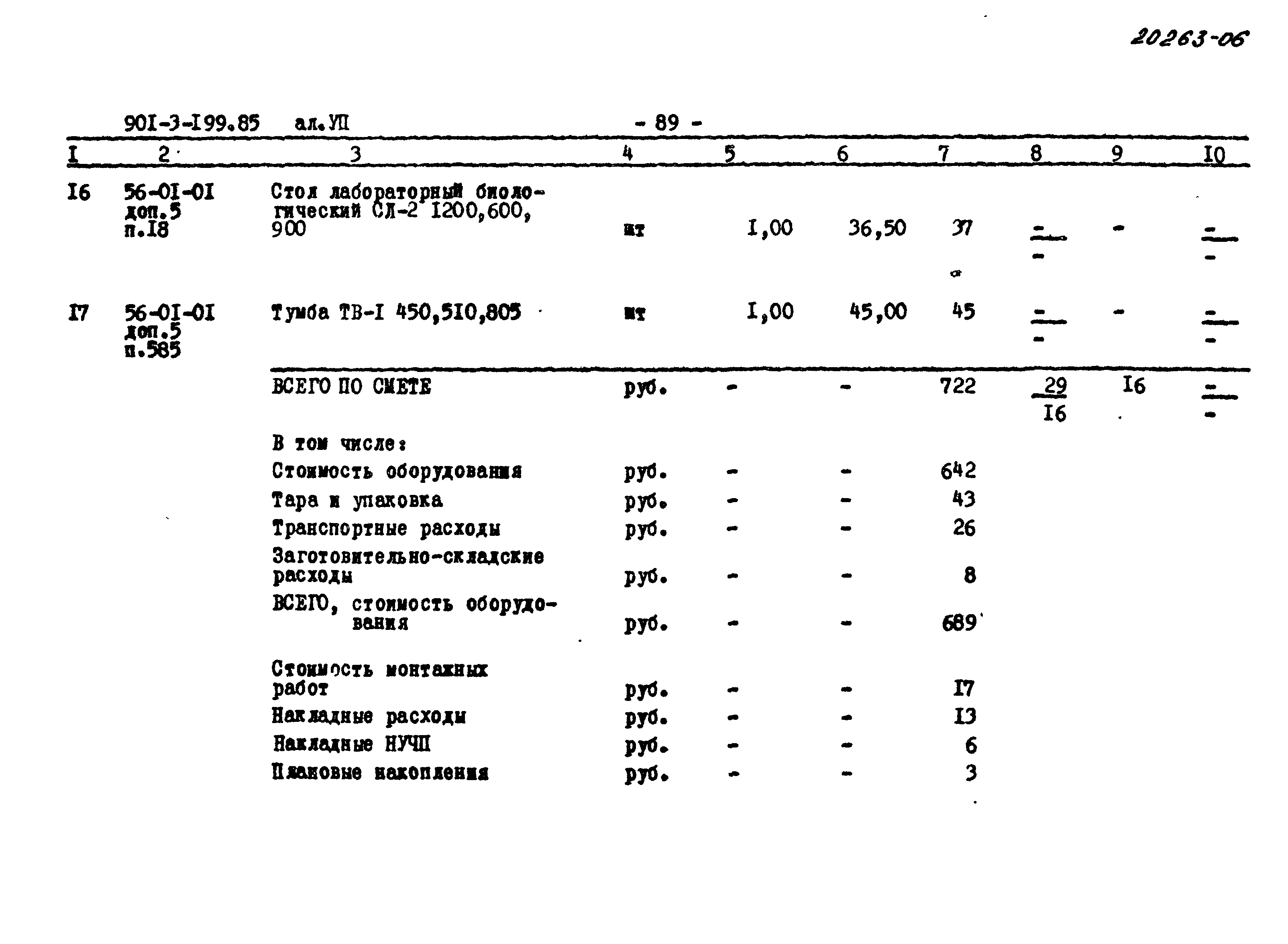 Типовой проект 901-3-199.85