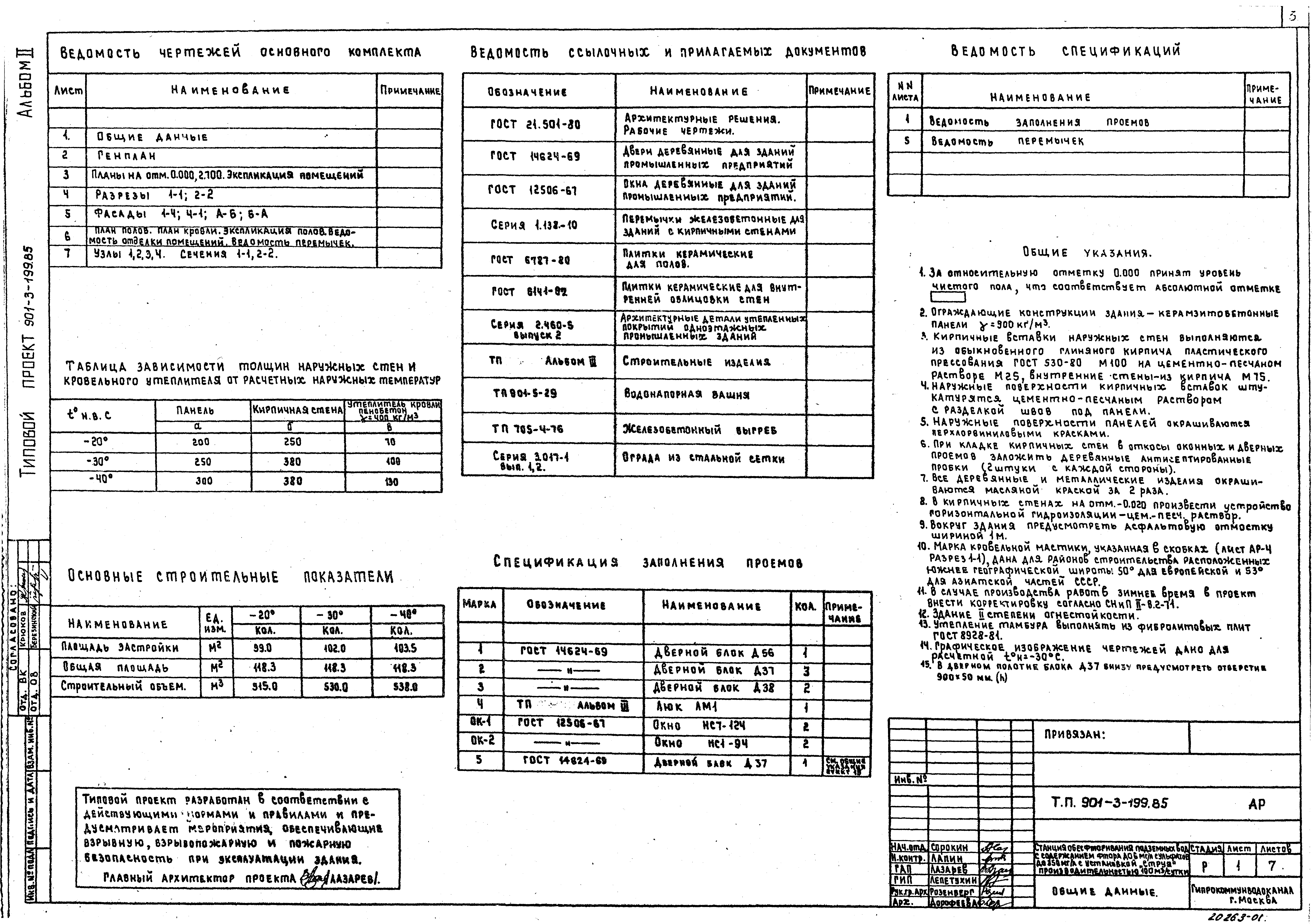 Типовой проект 901-3-199.85