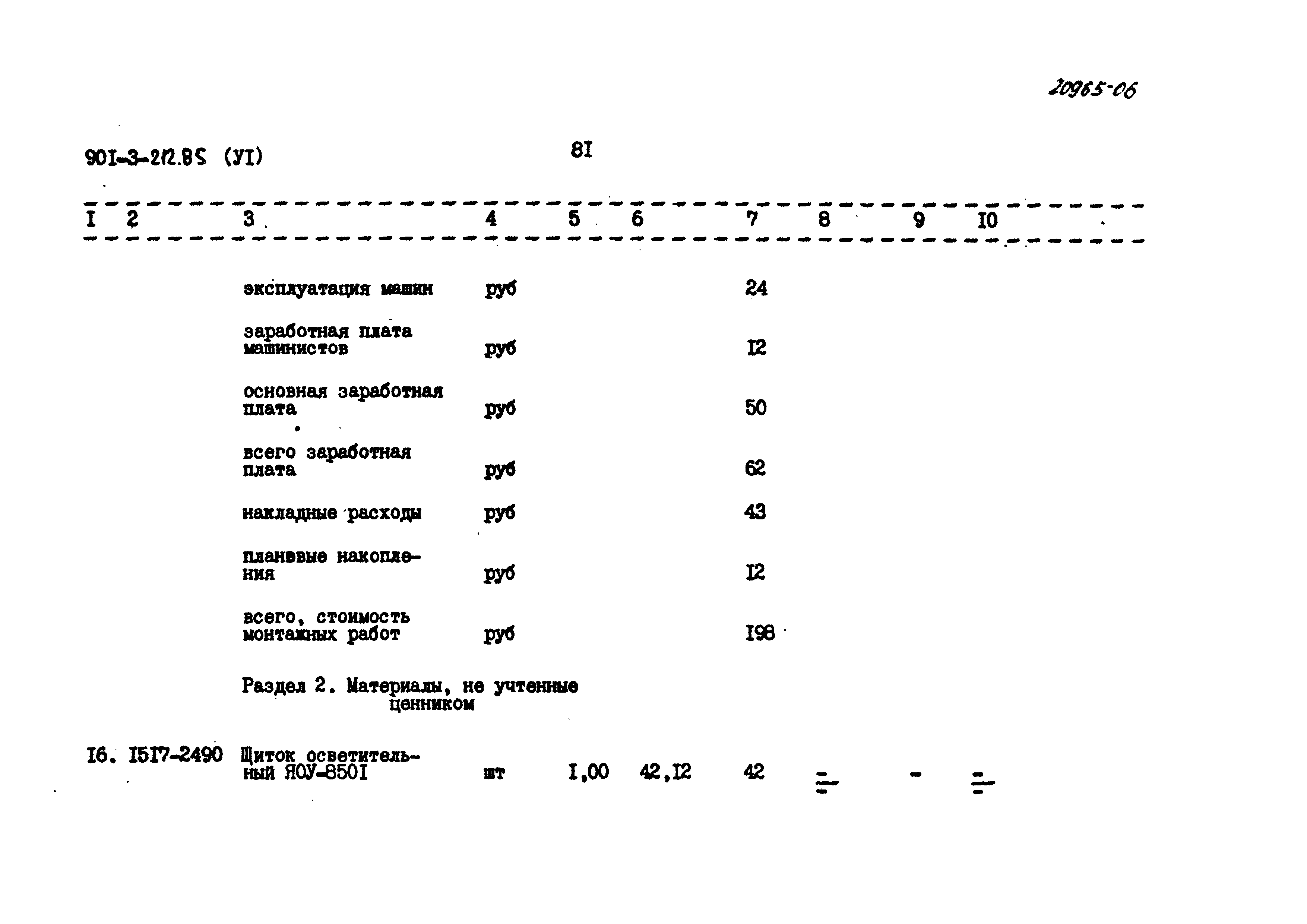 Типовой проект 901-3-212.85