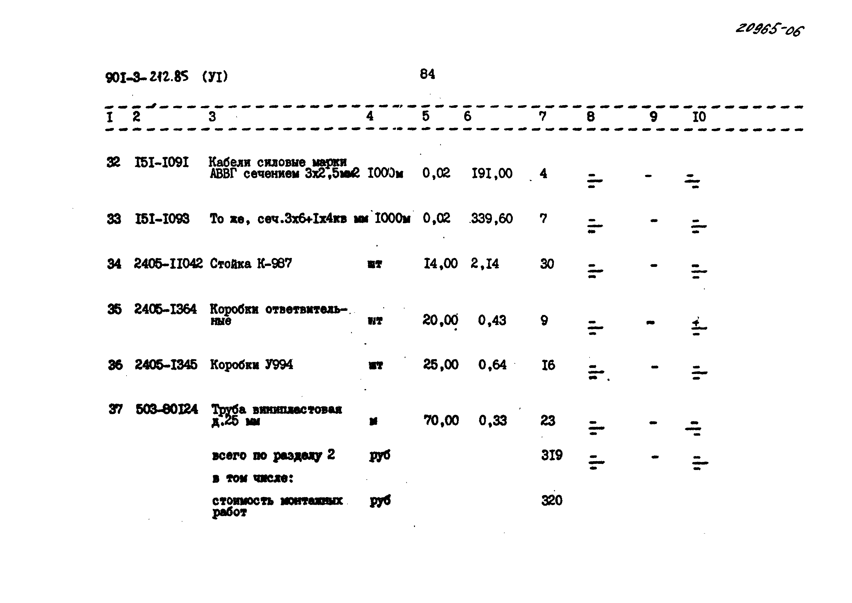 Типовой проект 901-3-212.85