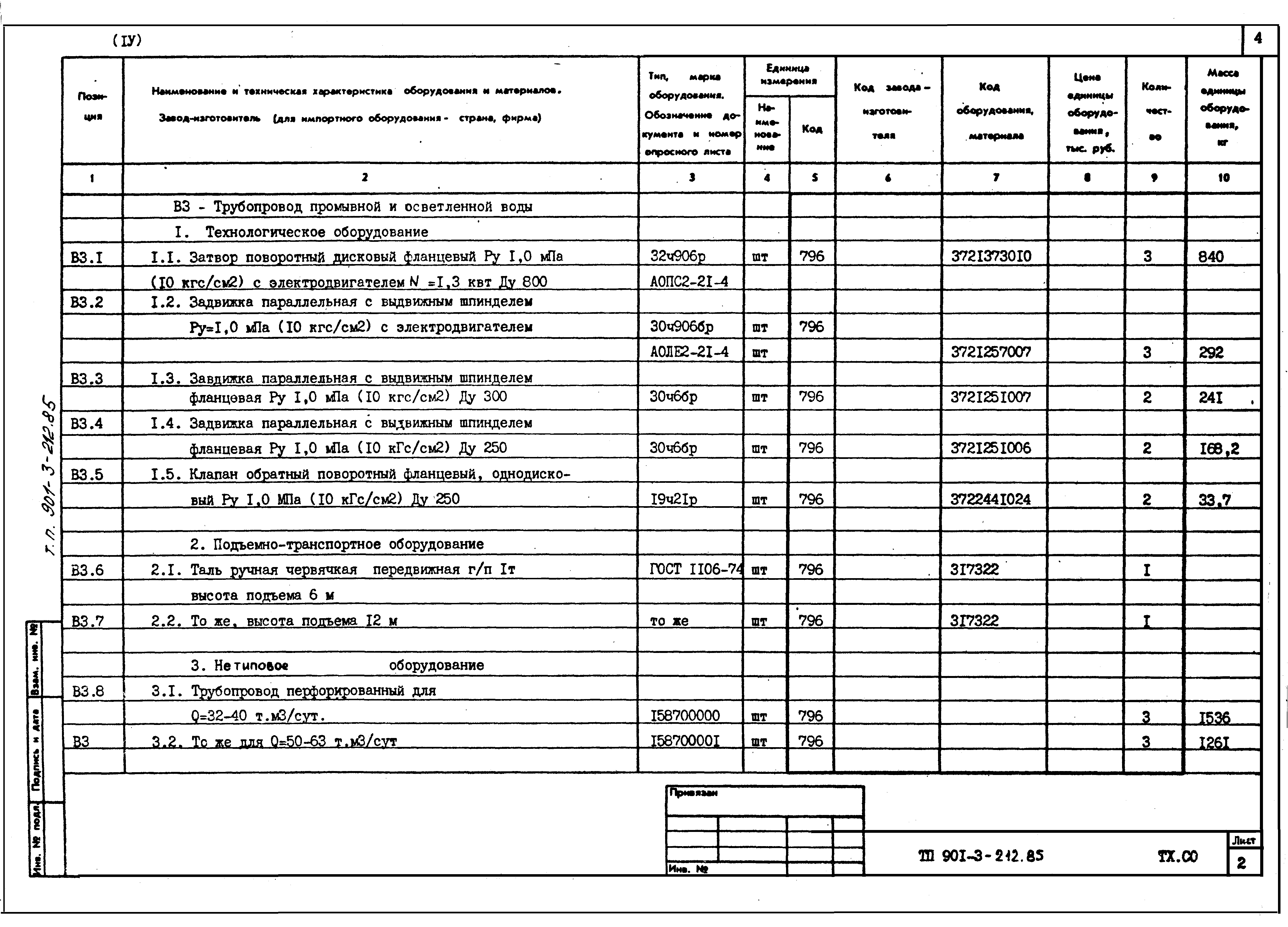 Типовой проект 901-3-212.85