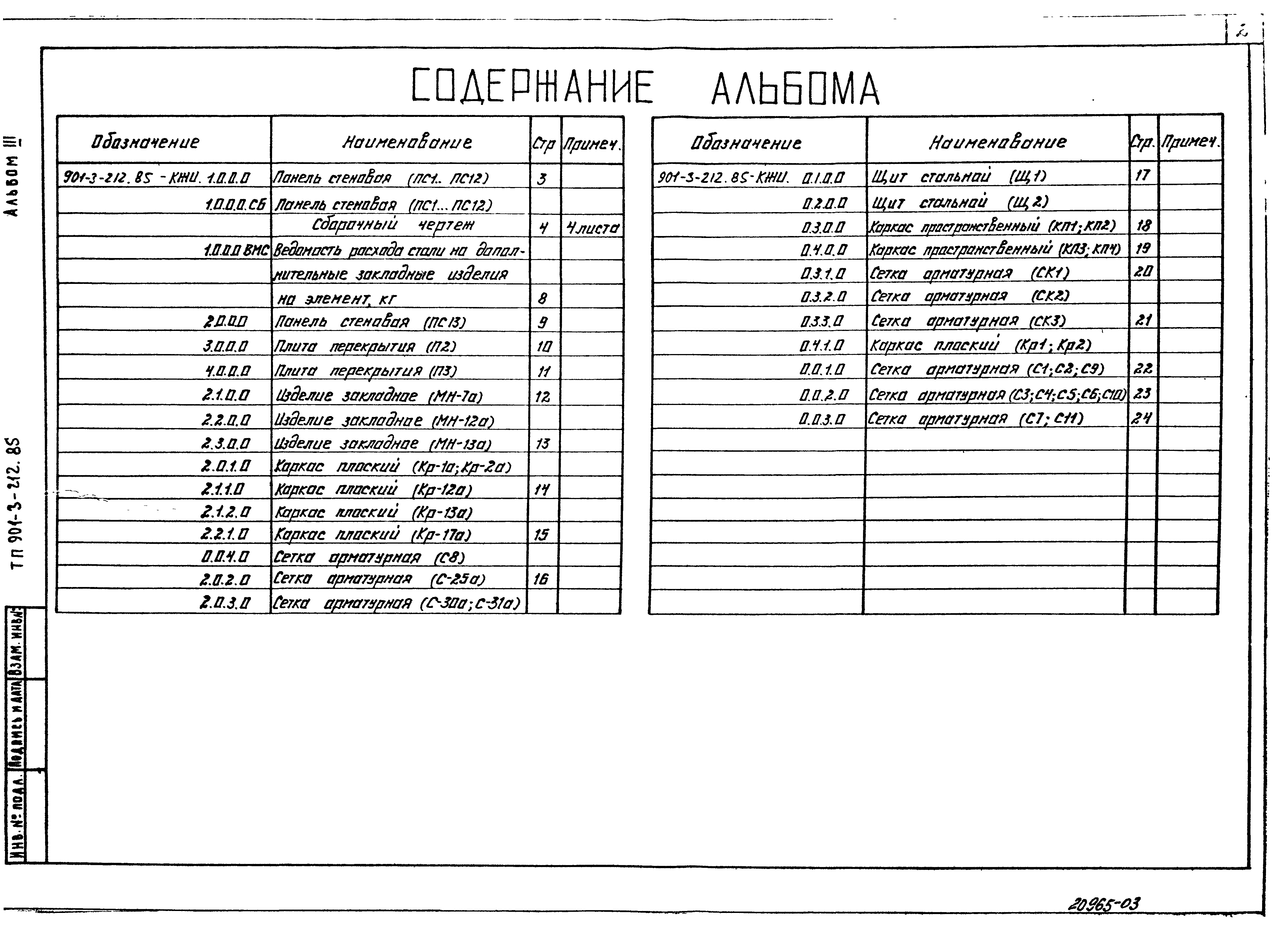 Типовой проект 901-3-212.85