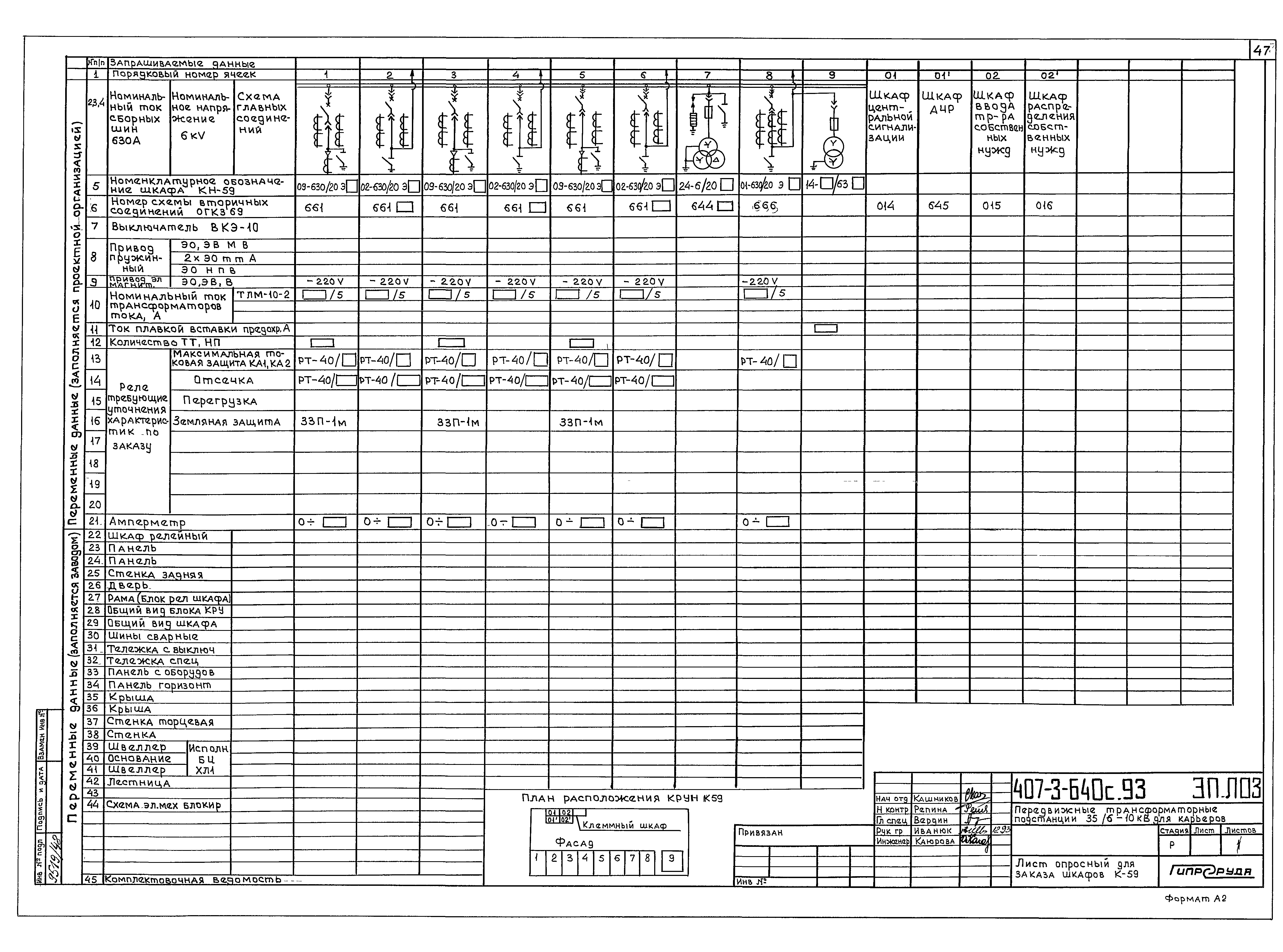 Типовой проект 407-3-640с.93