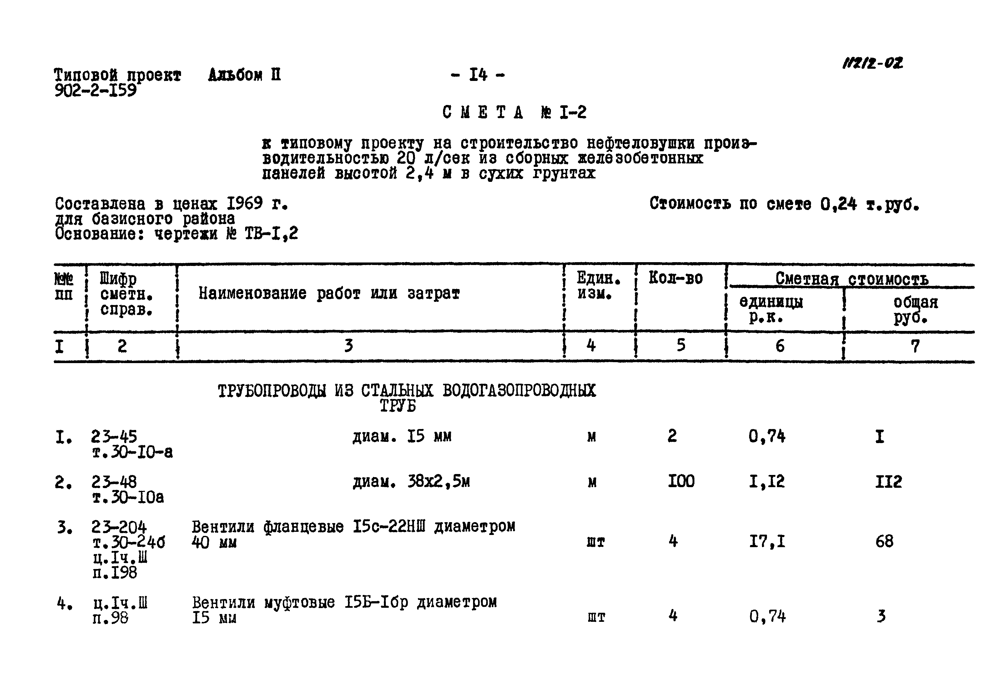 Типовой проект 902-2-159