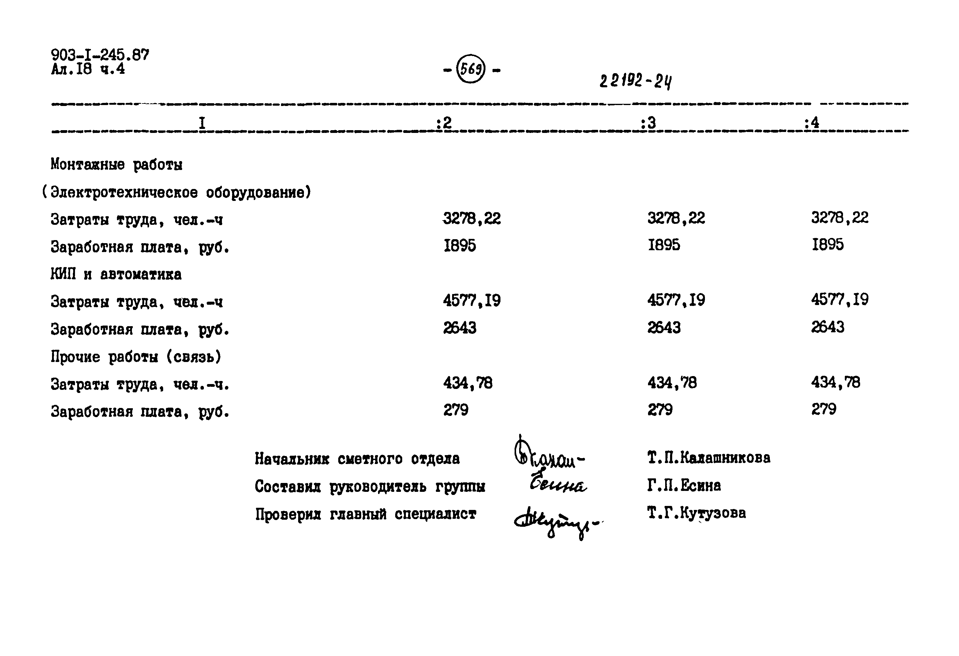 Типовой проект 903-1-245.87