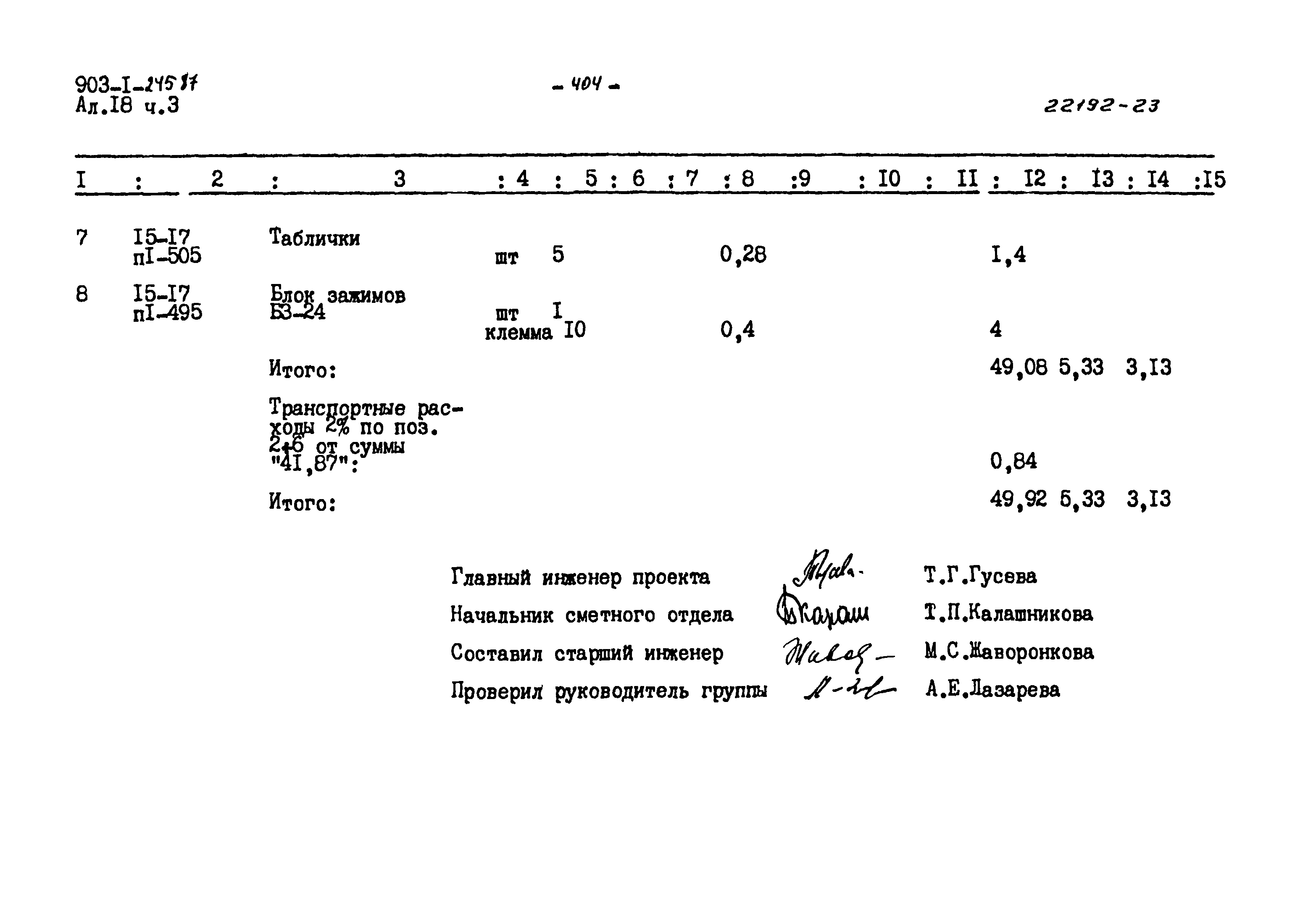 Типовой проект 903-1-245.87