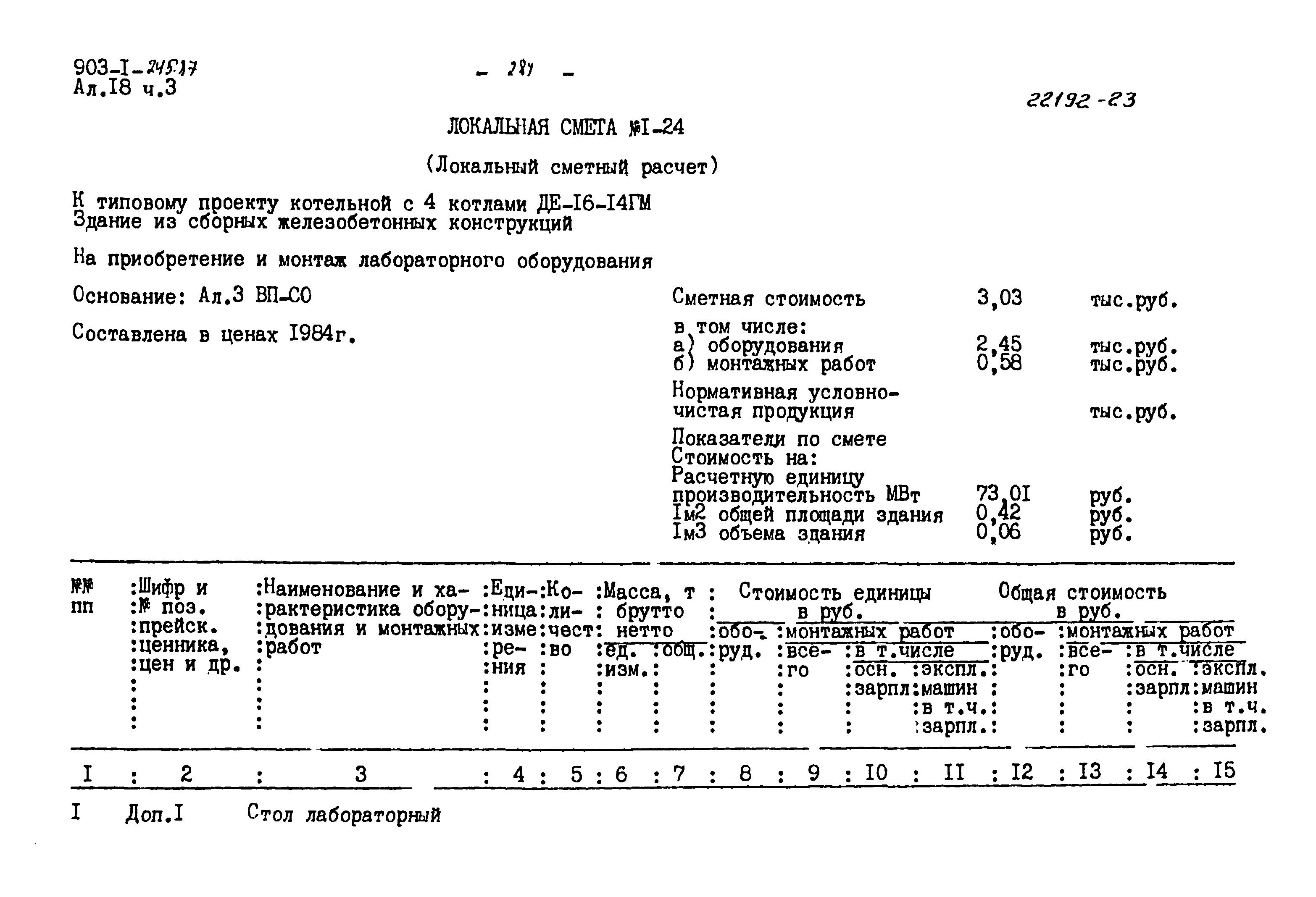 Типовой проект 903-1-245.87