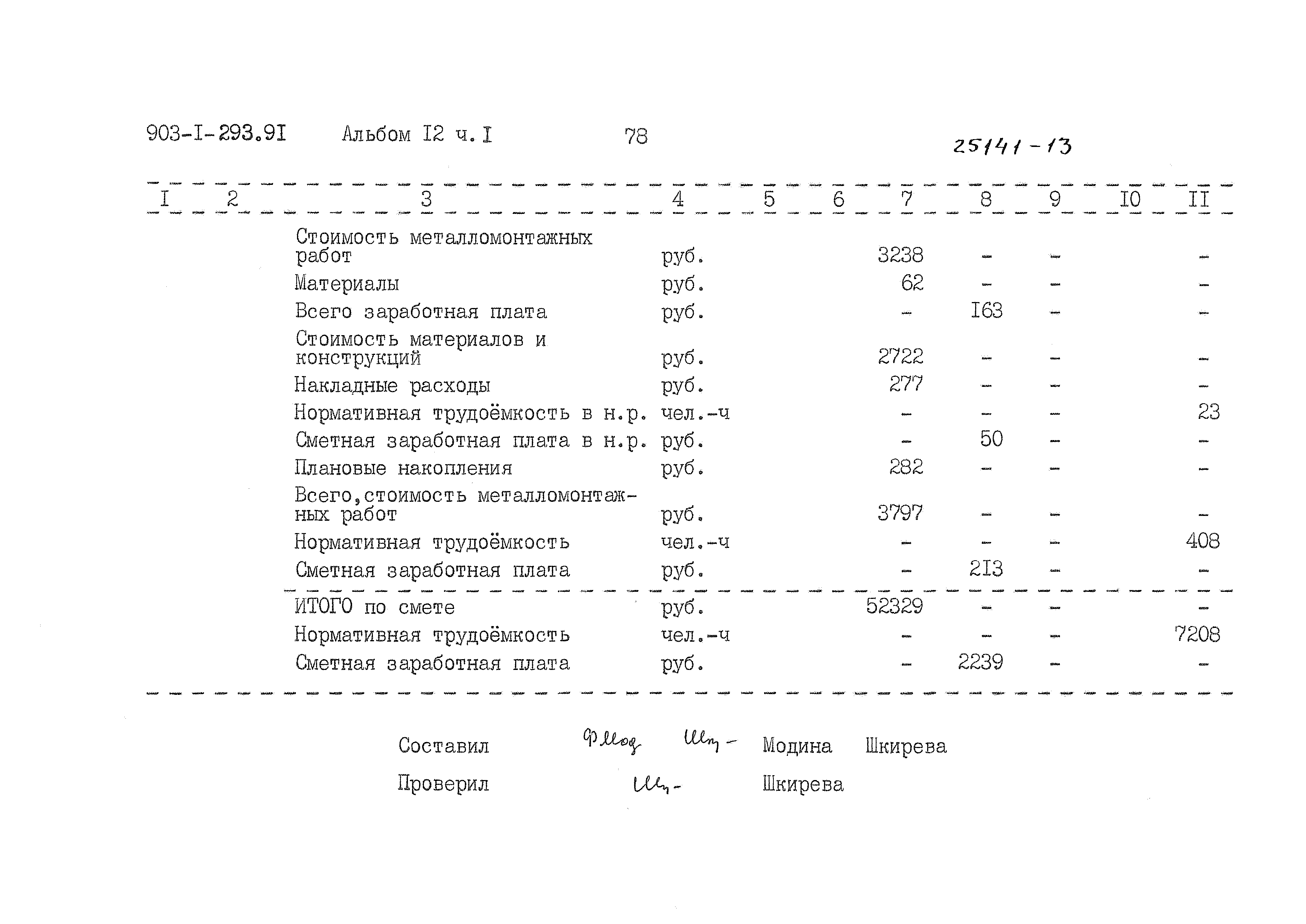 Типовой проект 903-1-293.91