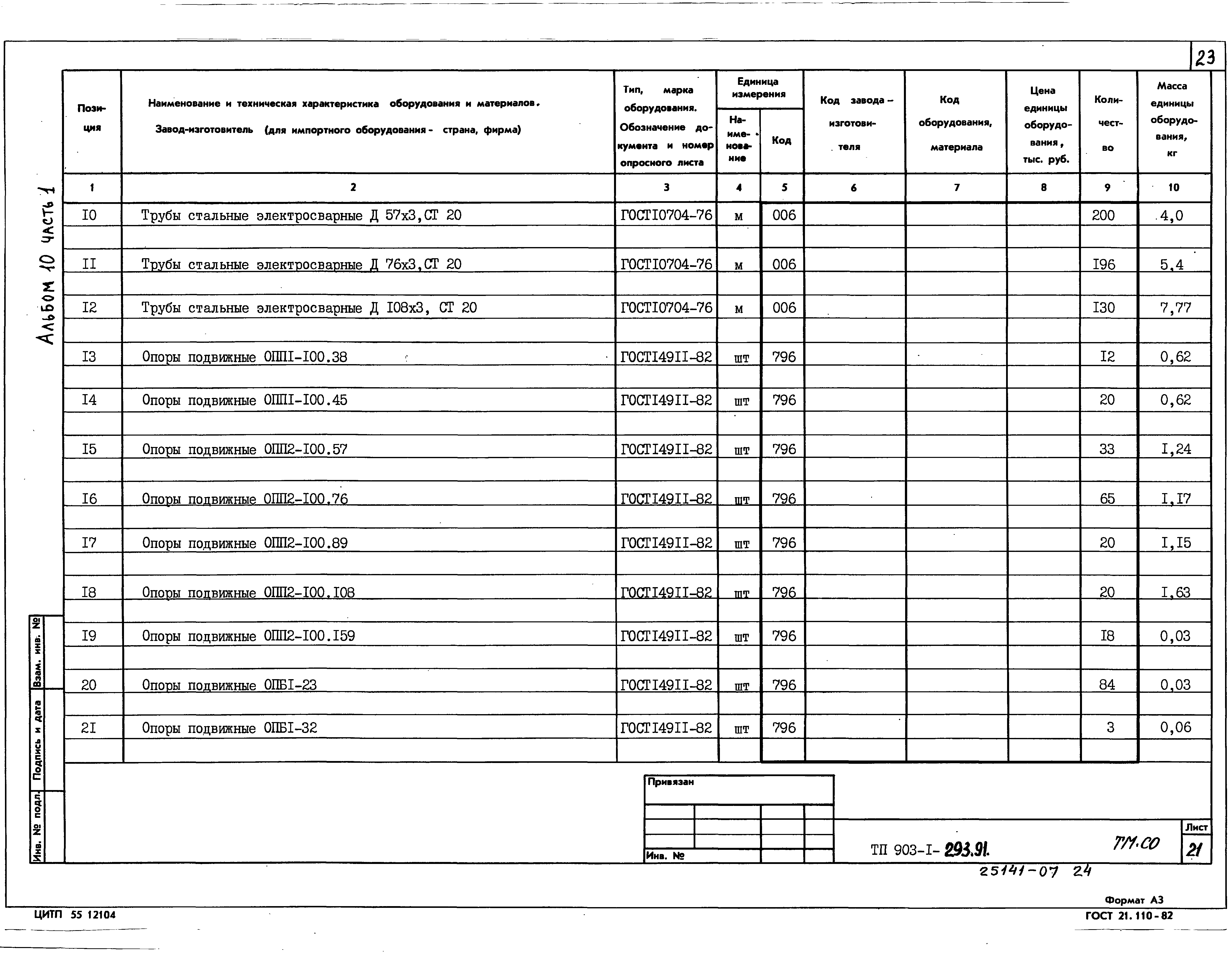 Типовой проект 903-1-293.91