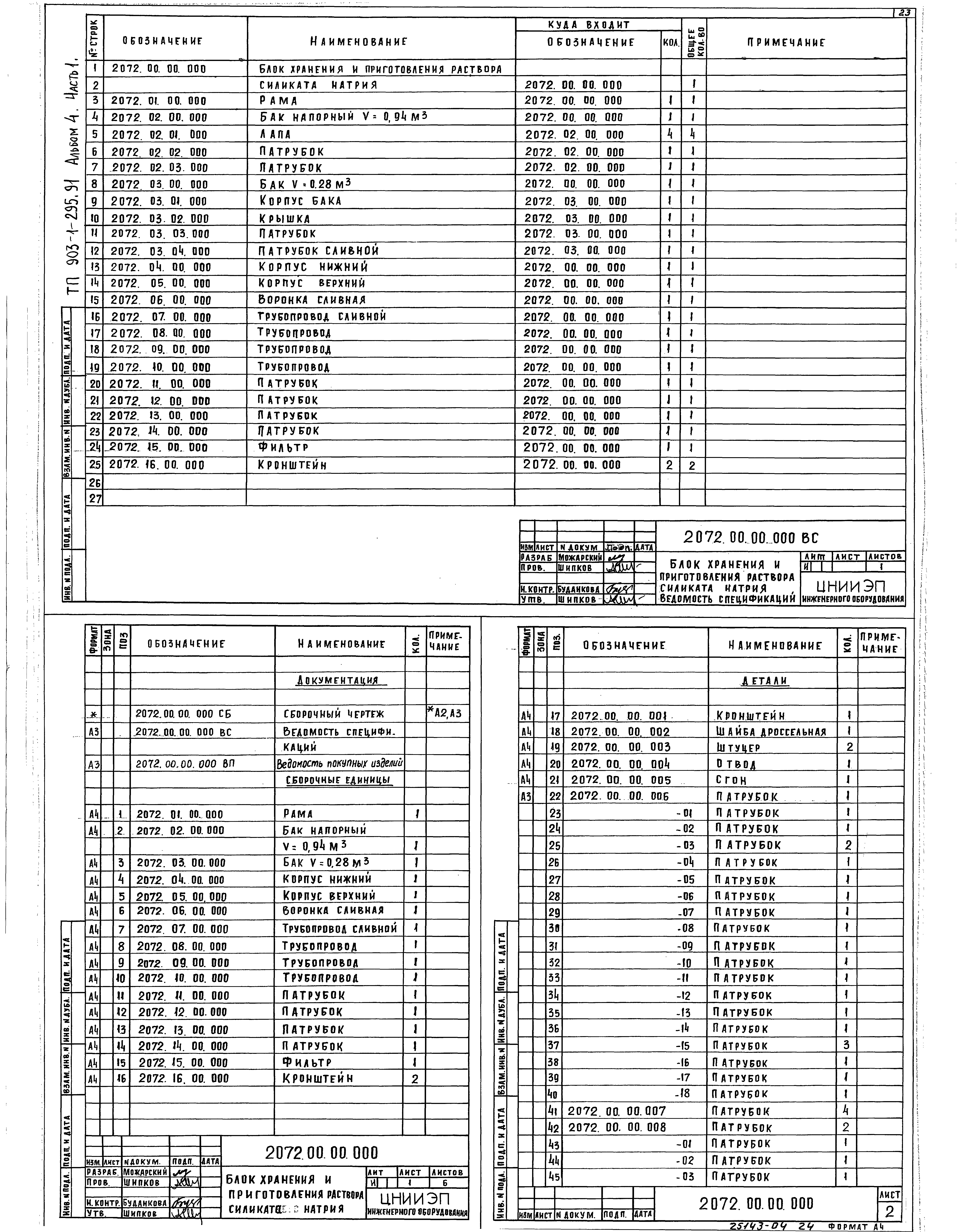 Типовой проект 903-1-295.91