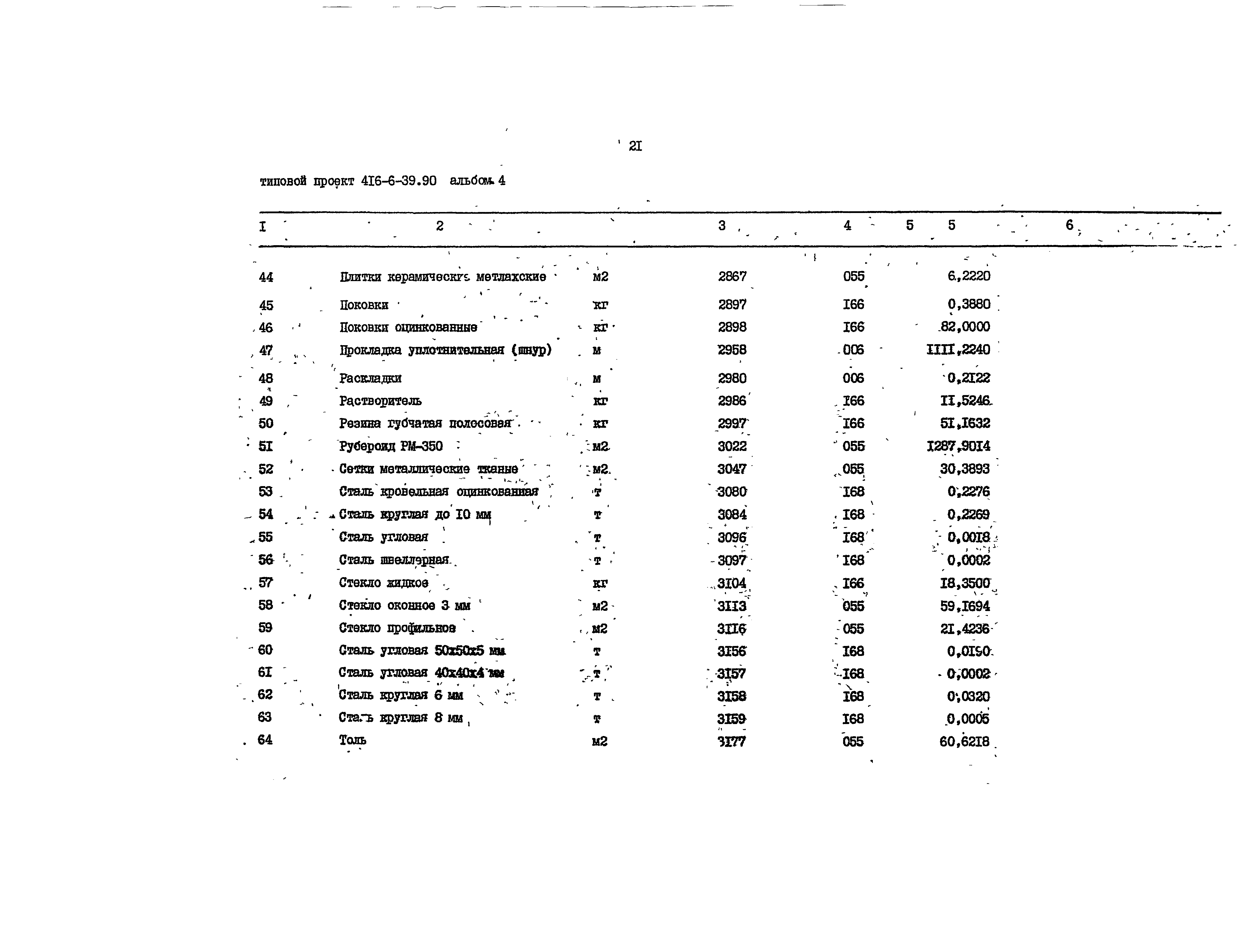 Типовой проект 416-6-39.90