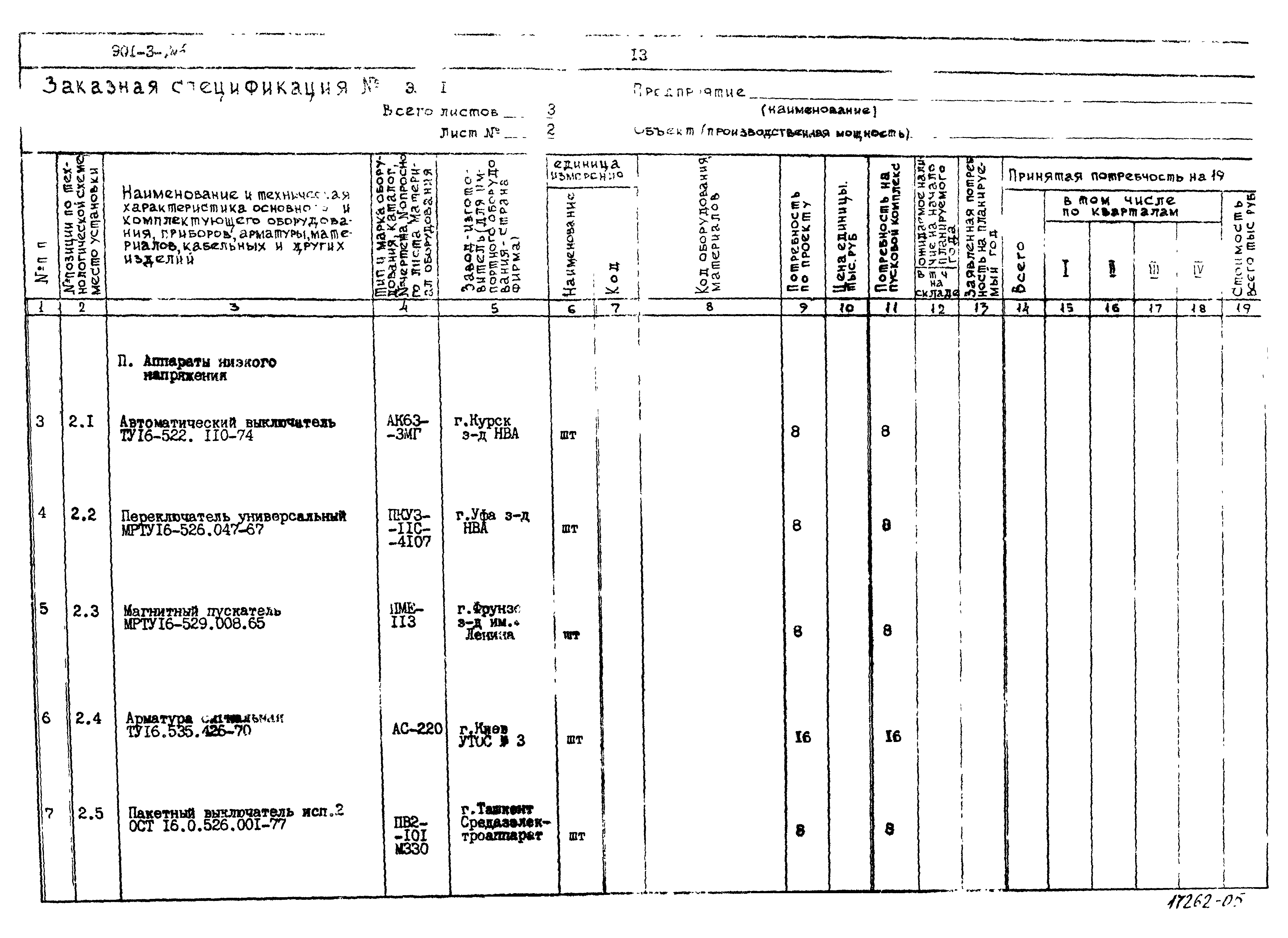 Типовой проект 901-3-145