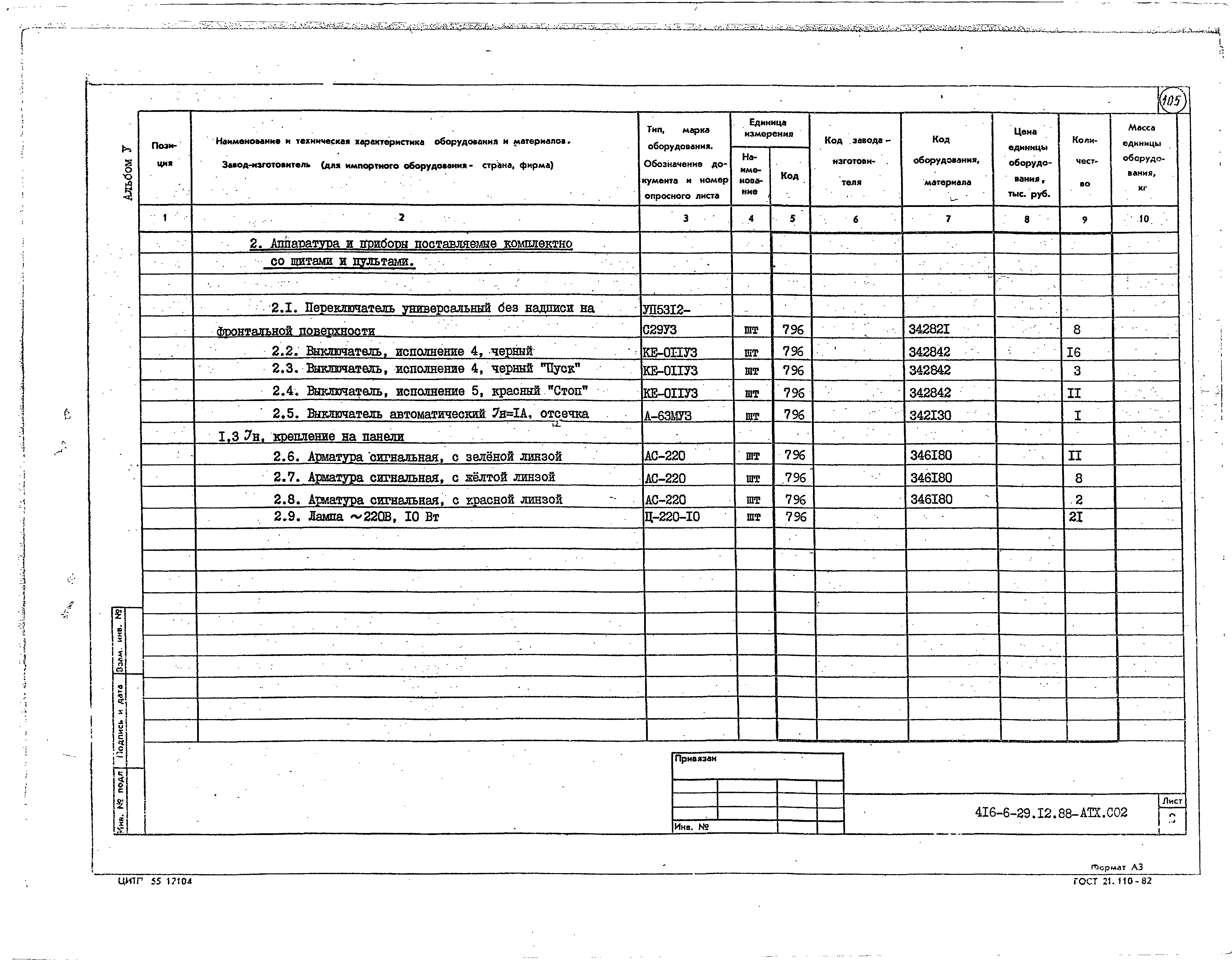 Типовой проект 416-6-29.12.88