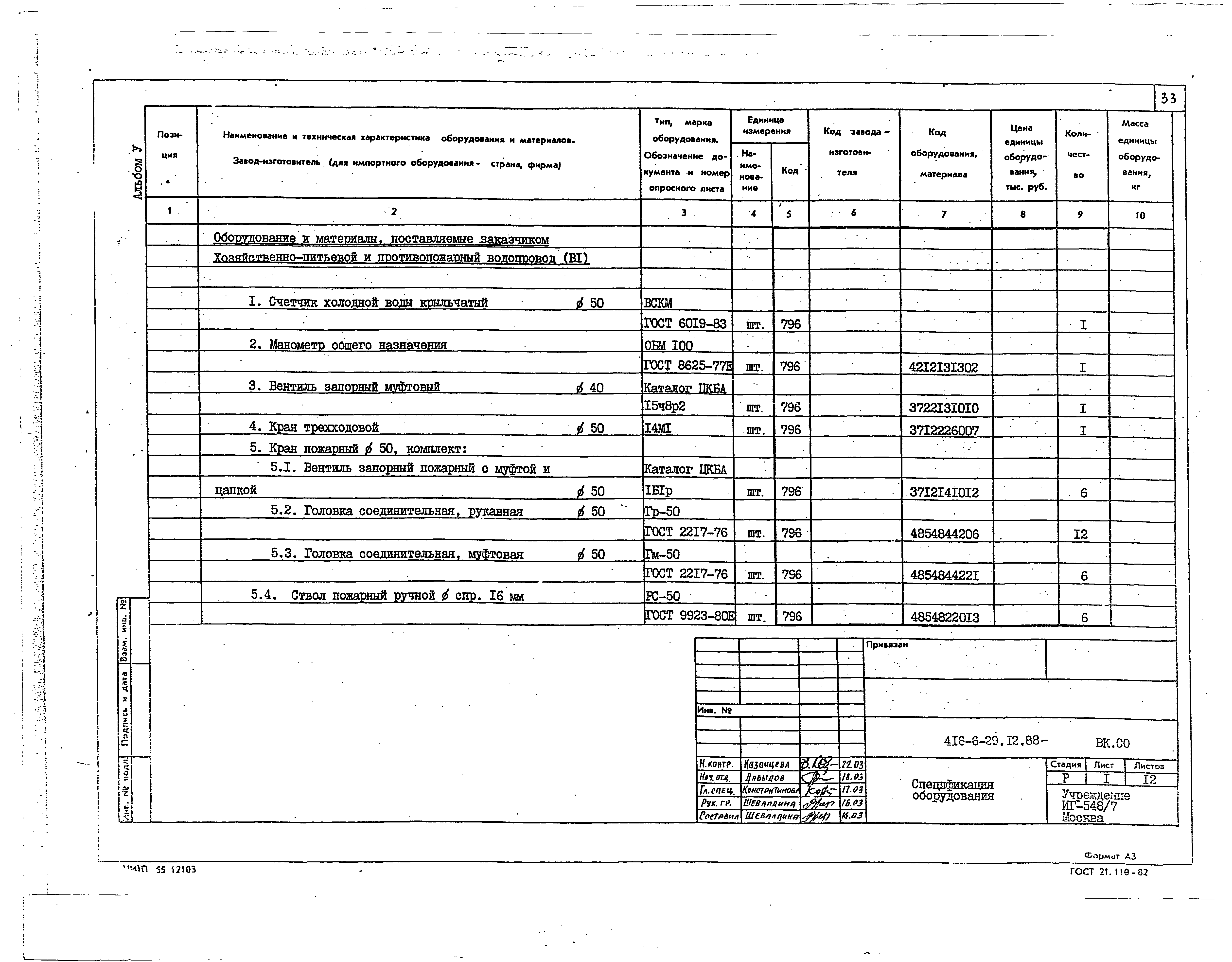 Типовой проект 416-6-29.12.88