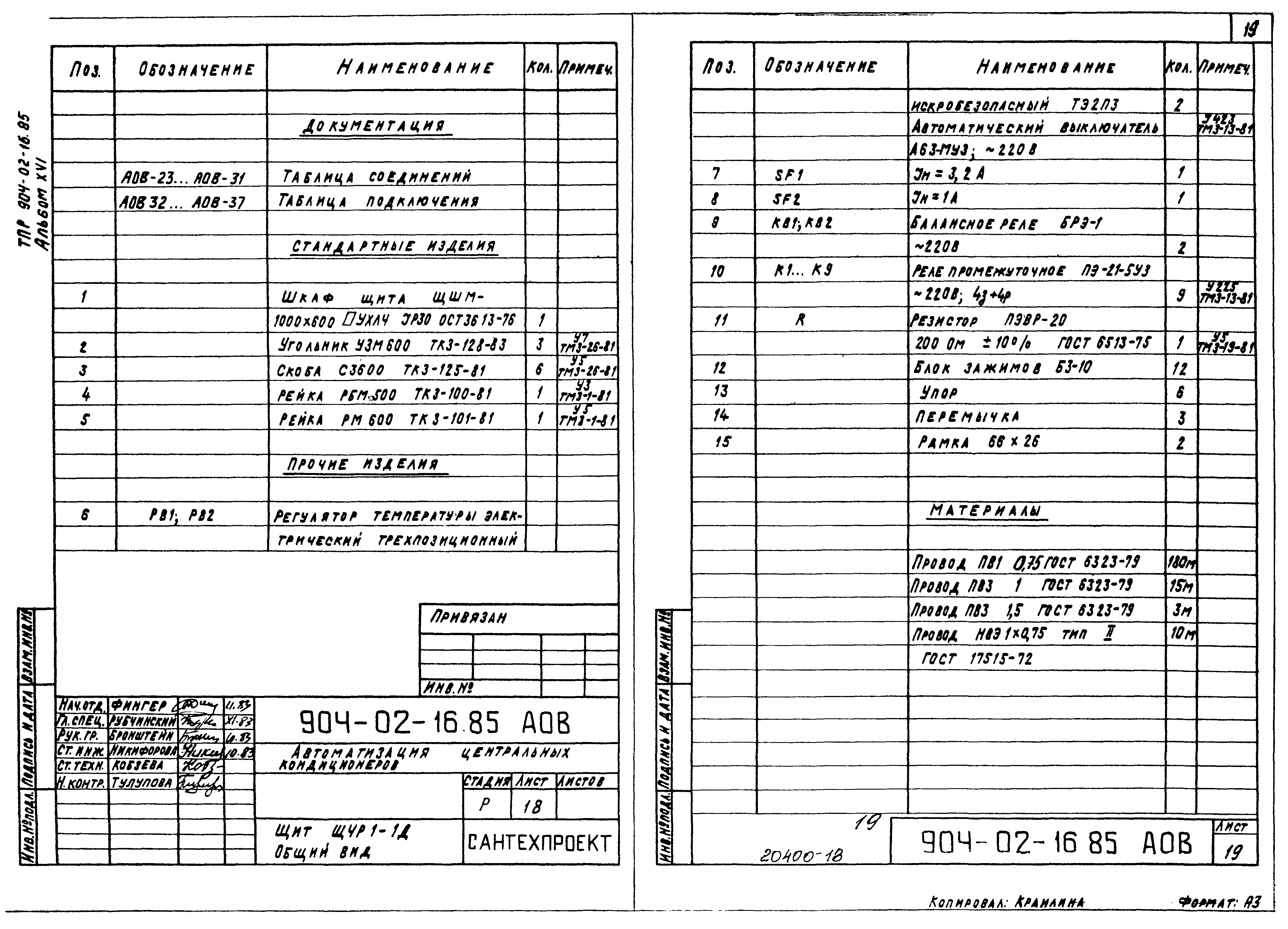 Типовые проектные решения 904-02-16.85