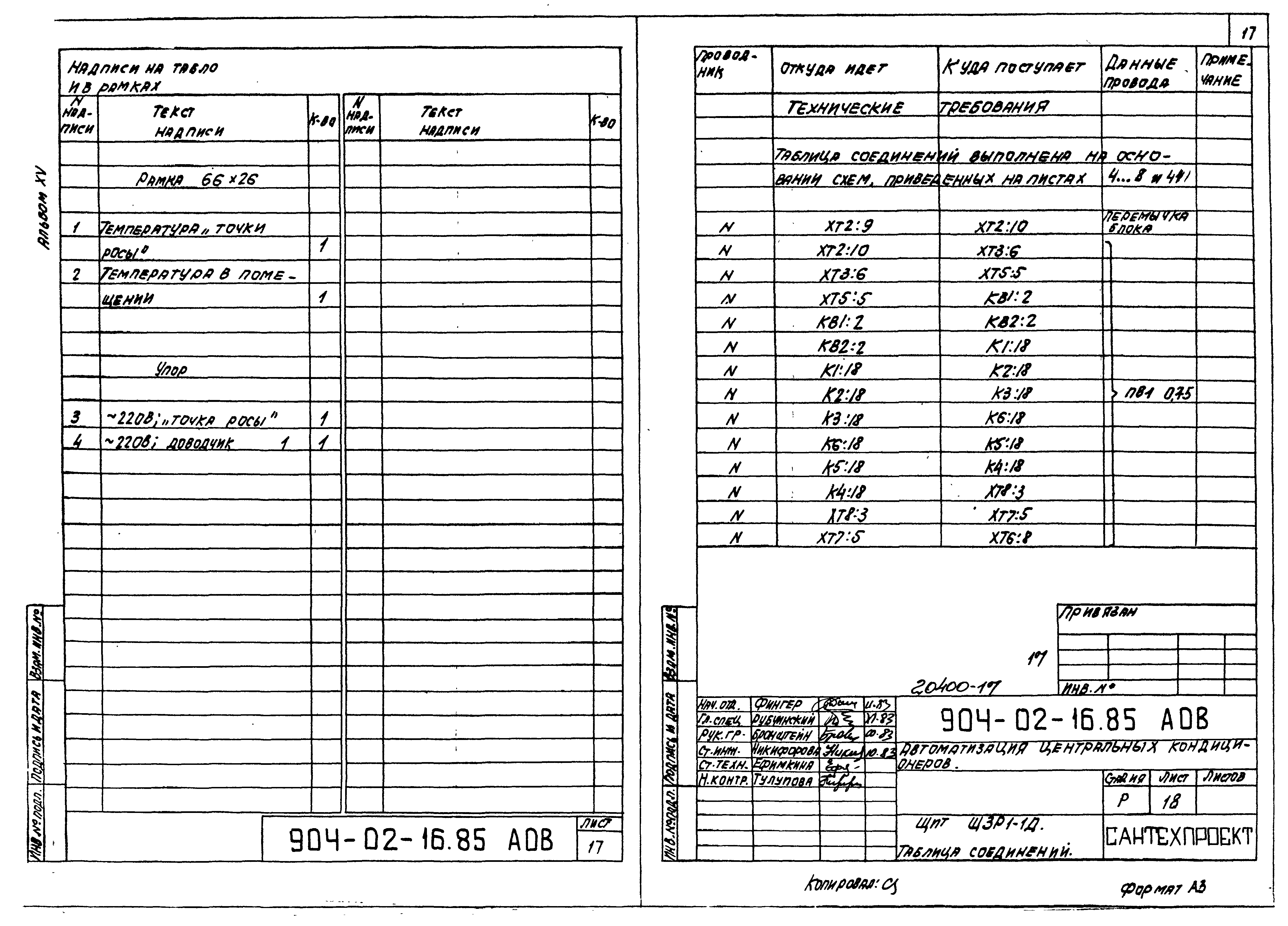 Типовые проектные решения 904-02-16.85