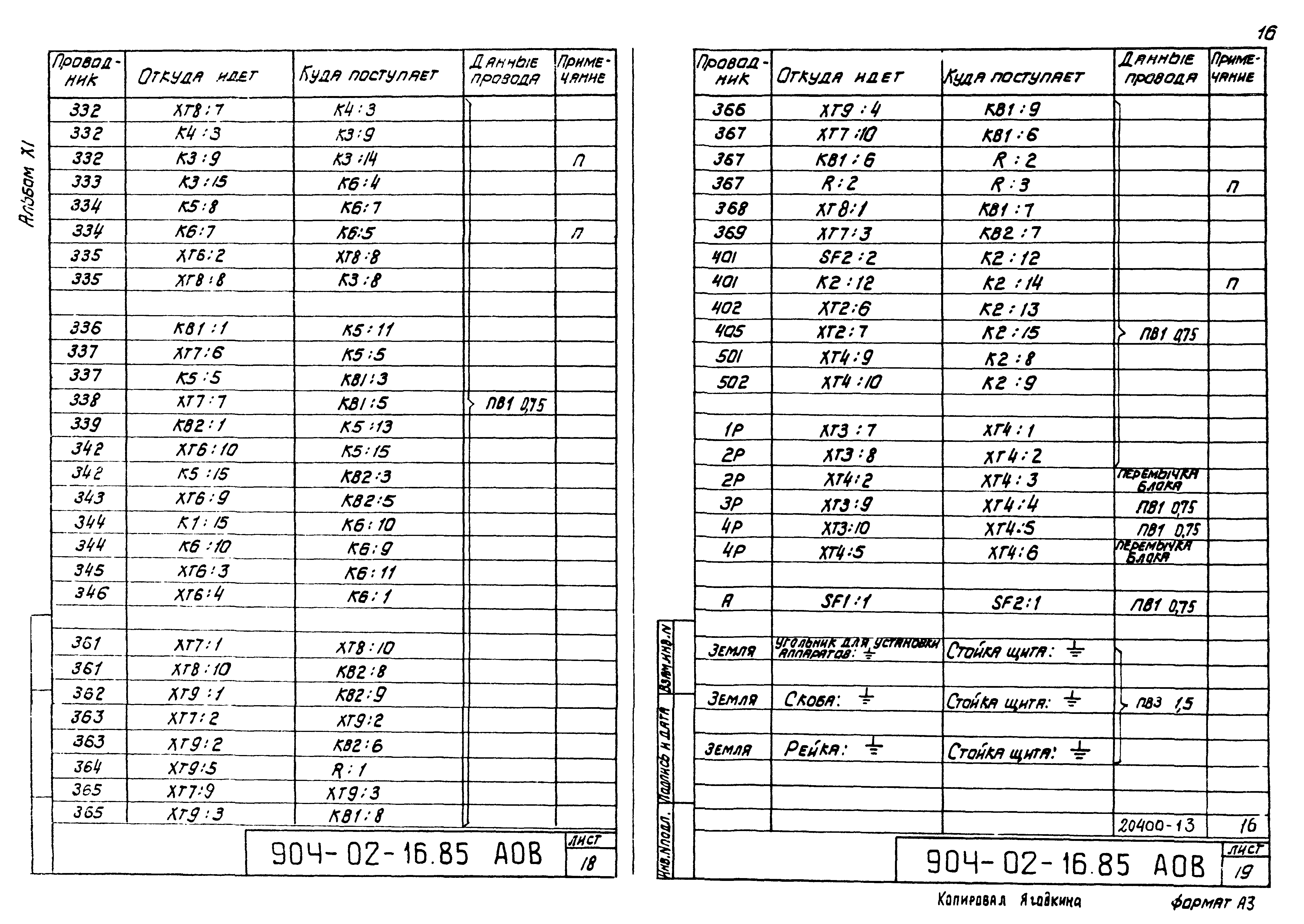 Типовые проектные решения 904-02-16.85