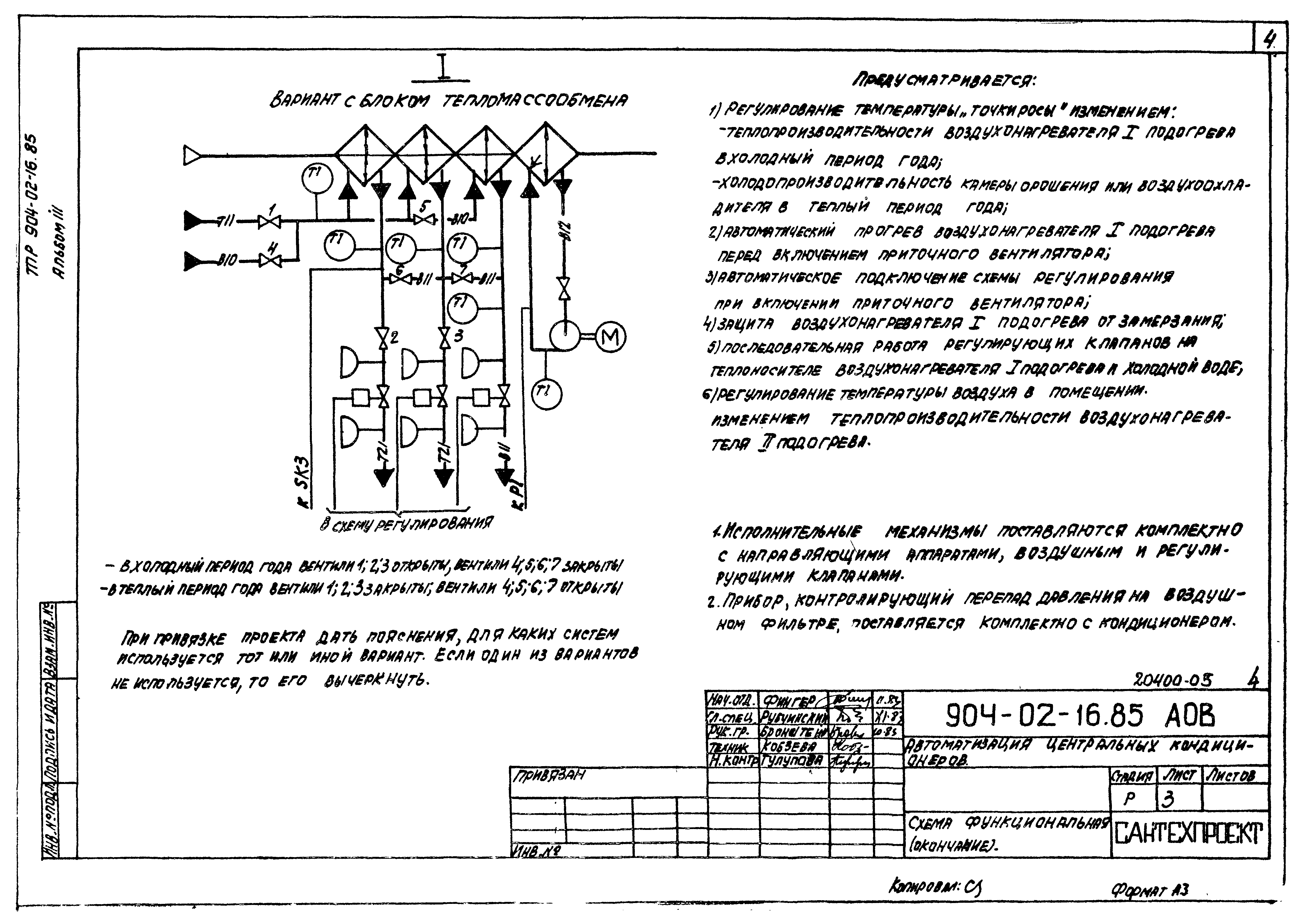 Типовые проектные решения 904-02-16.85