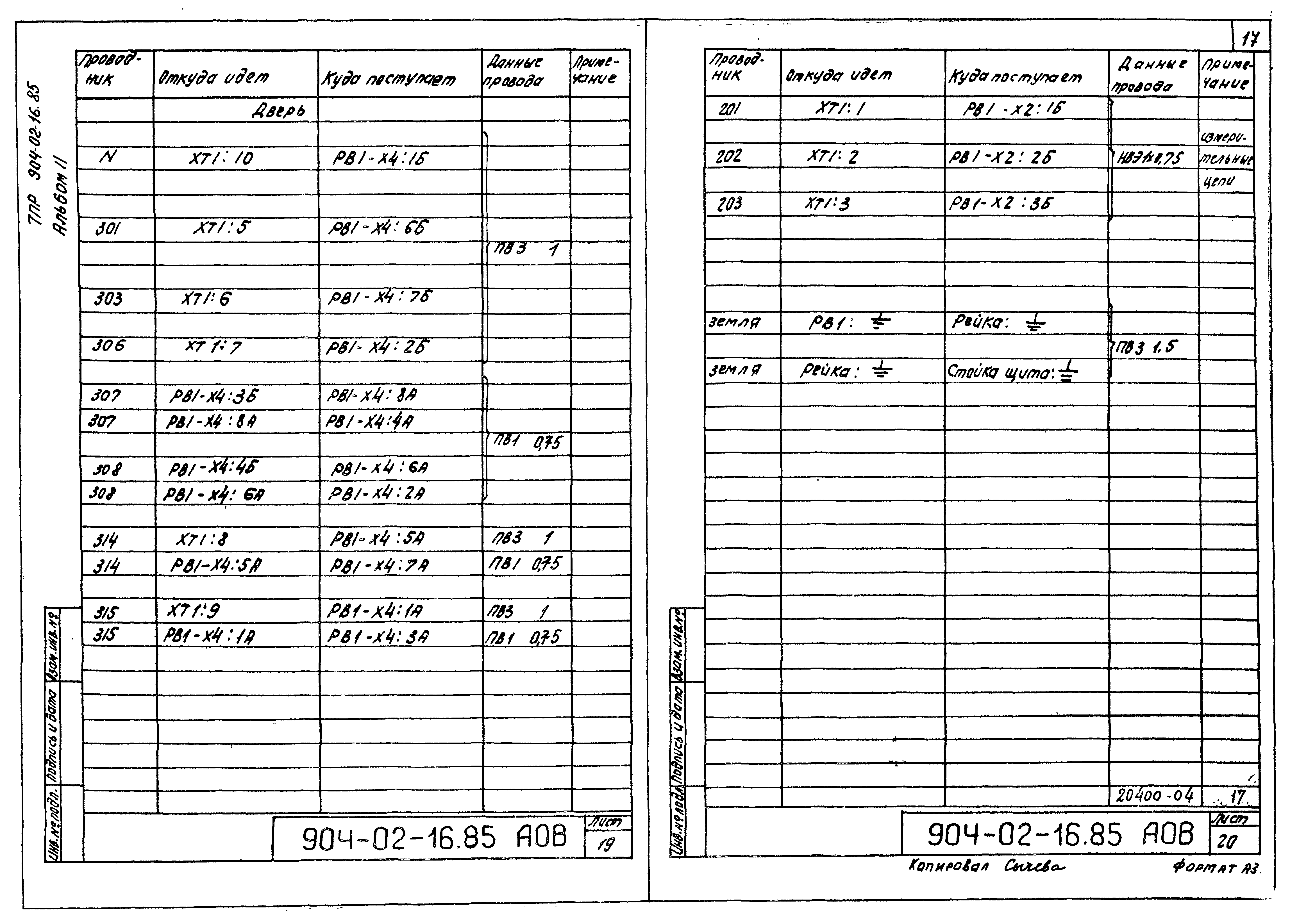 Типовые проектные решения 904-02-16.85