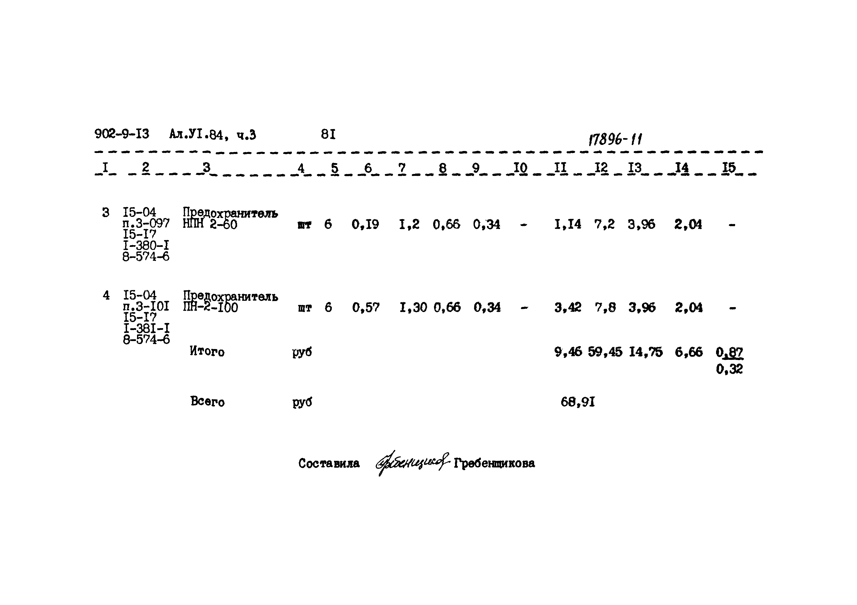 Типовой проект 902-9-13