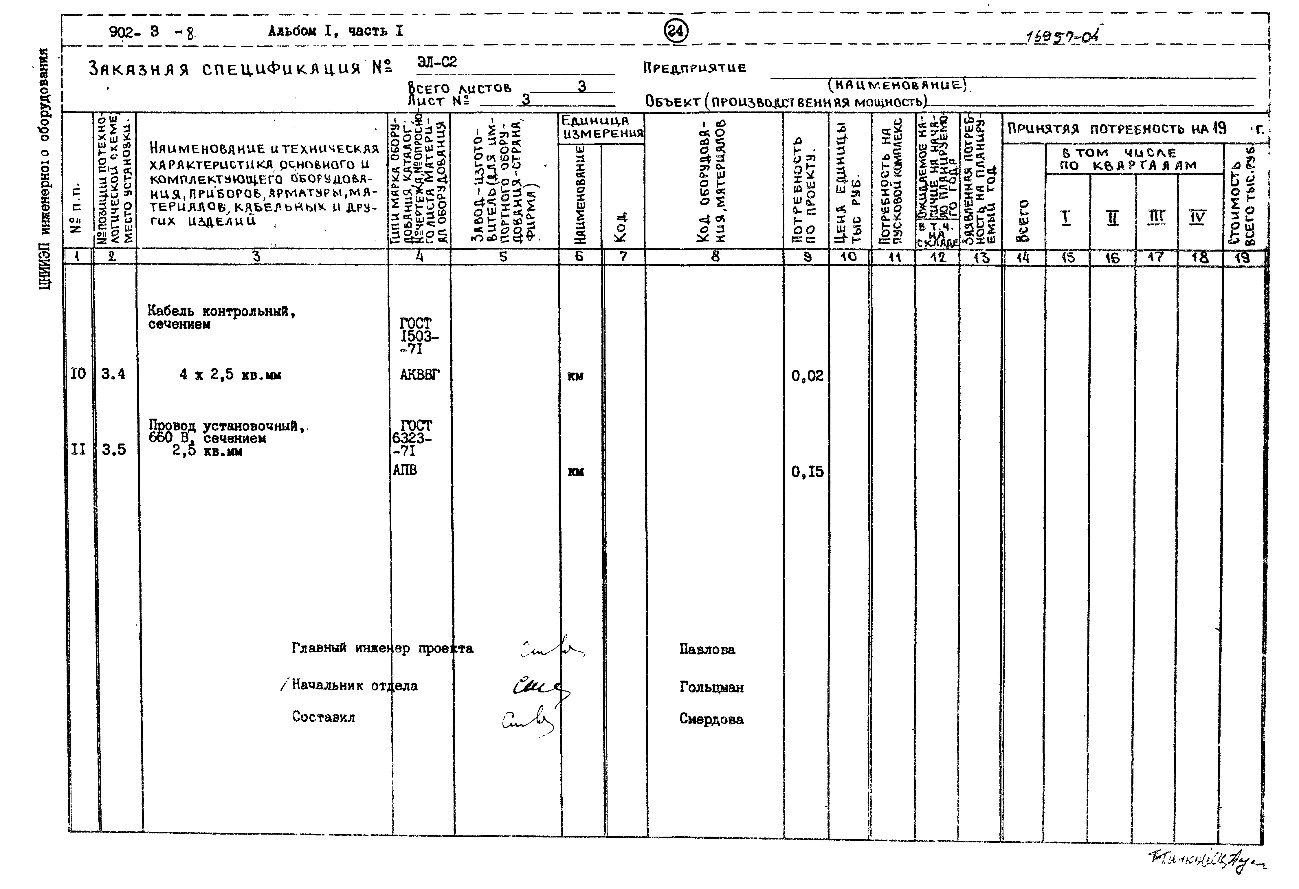 Типовой проект 902-3-8