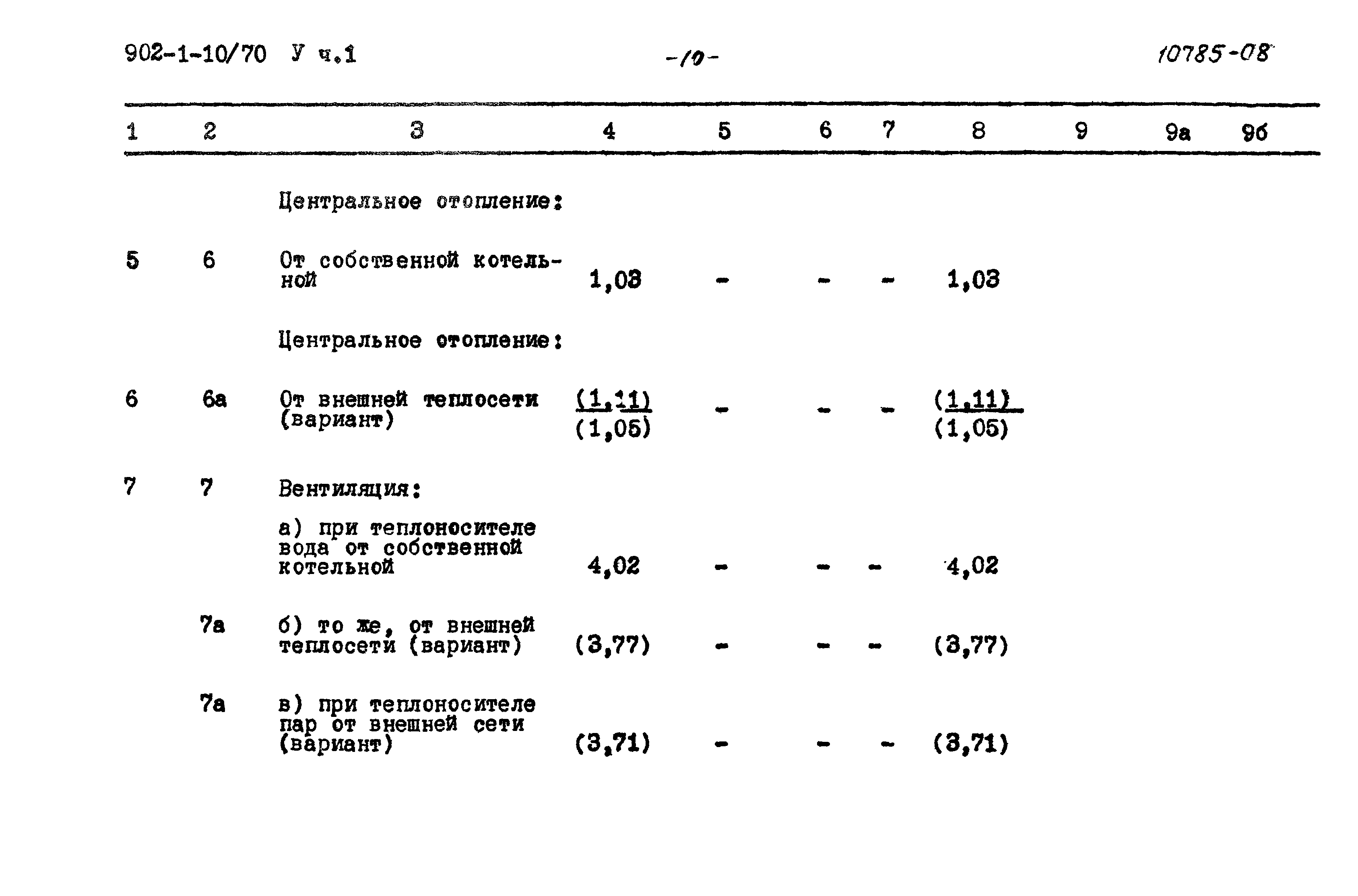 Типовой проект 902-1-10/70