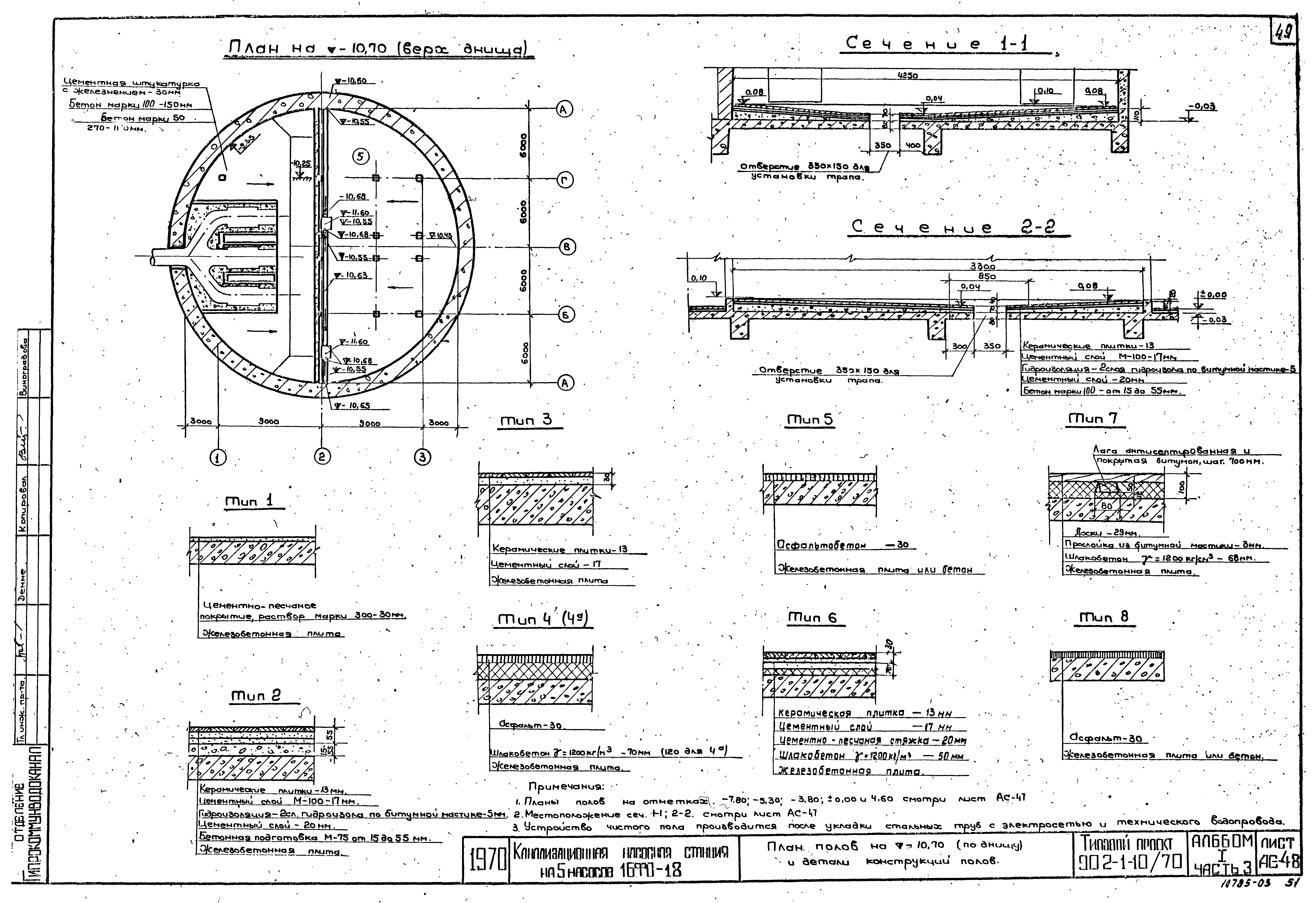 Типовой проект 902-1-10/70