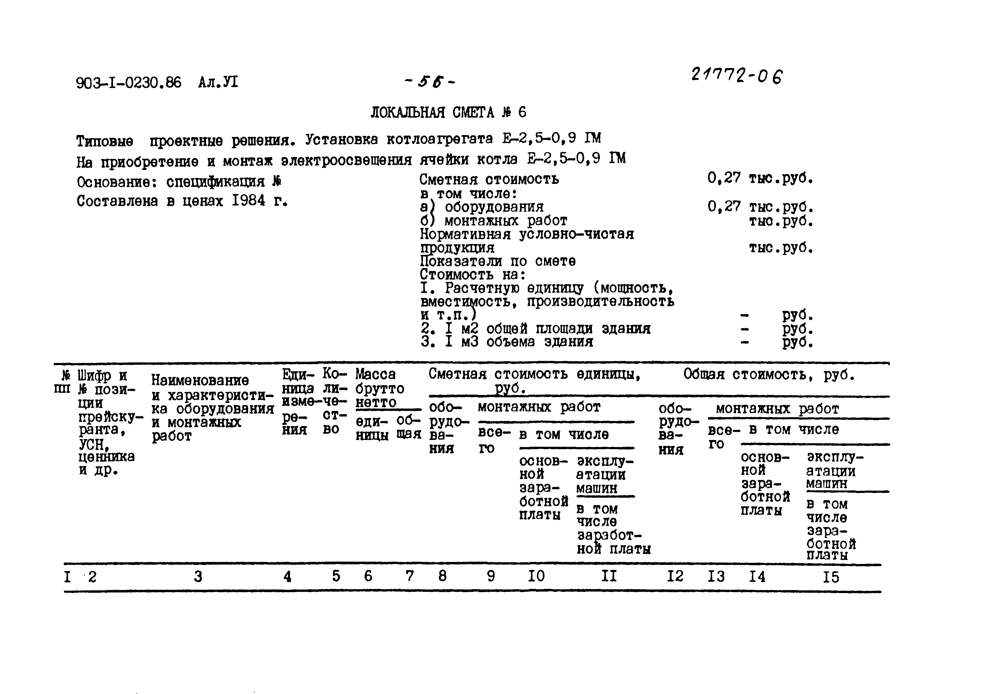 монтаж шкафа управления расценка в смете