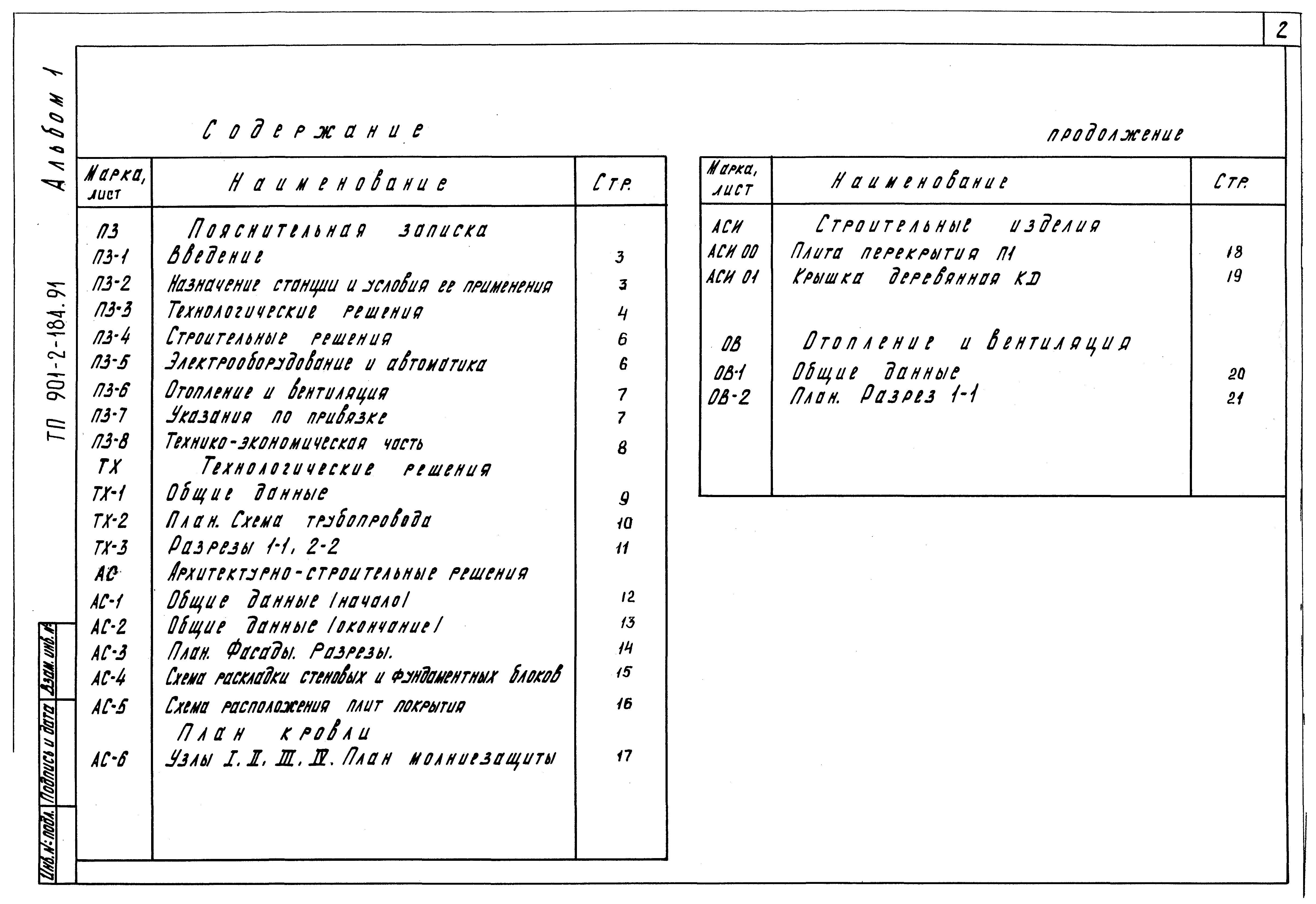 Типовой проект 901-2-184.91