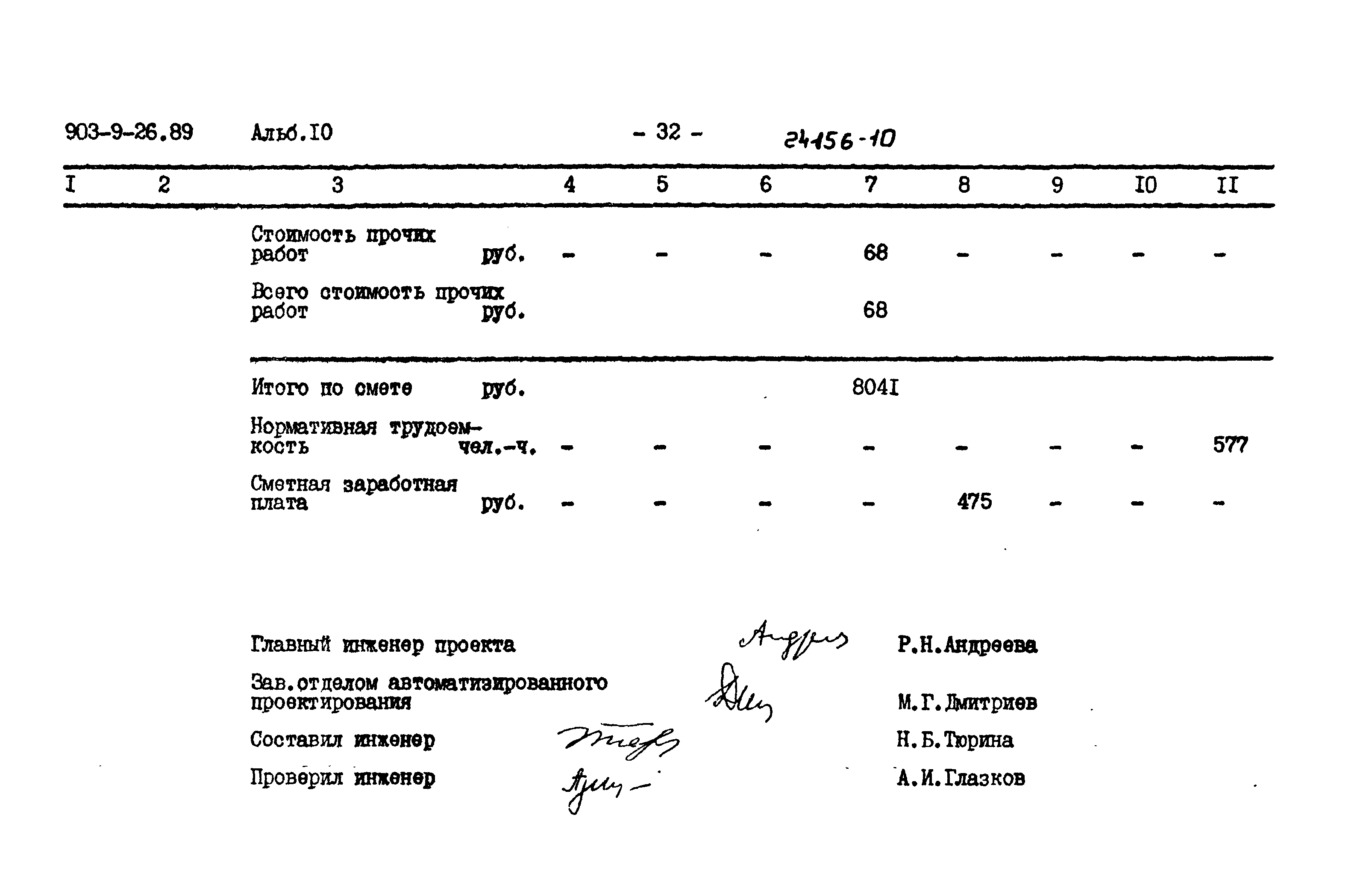 Типовой проект 903-9-26.89