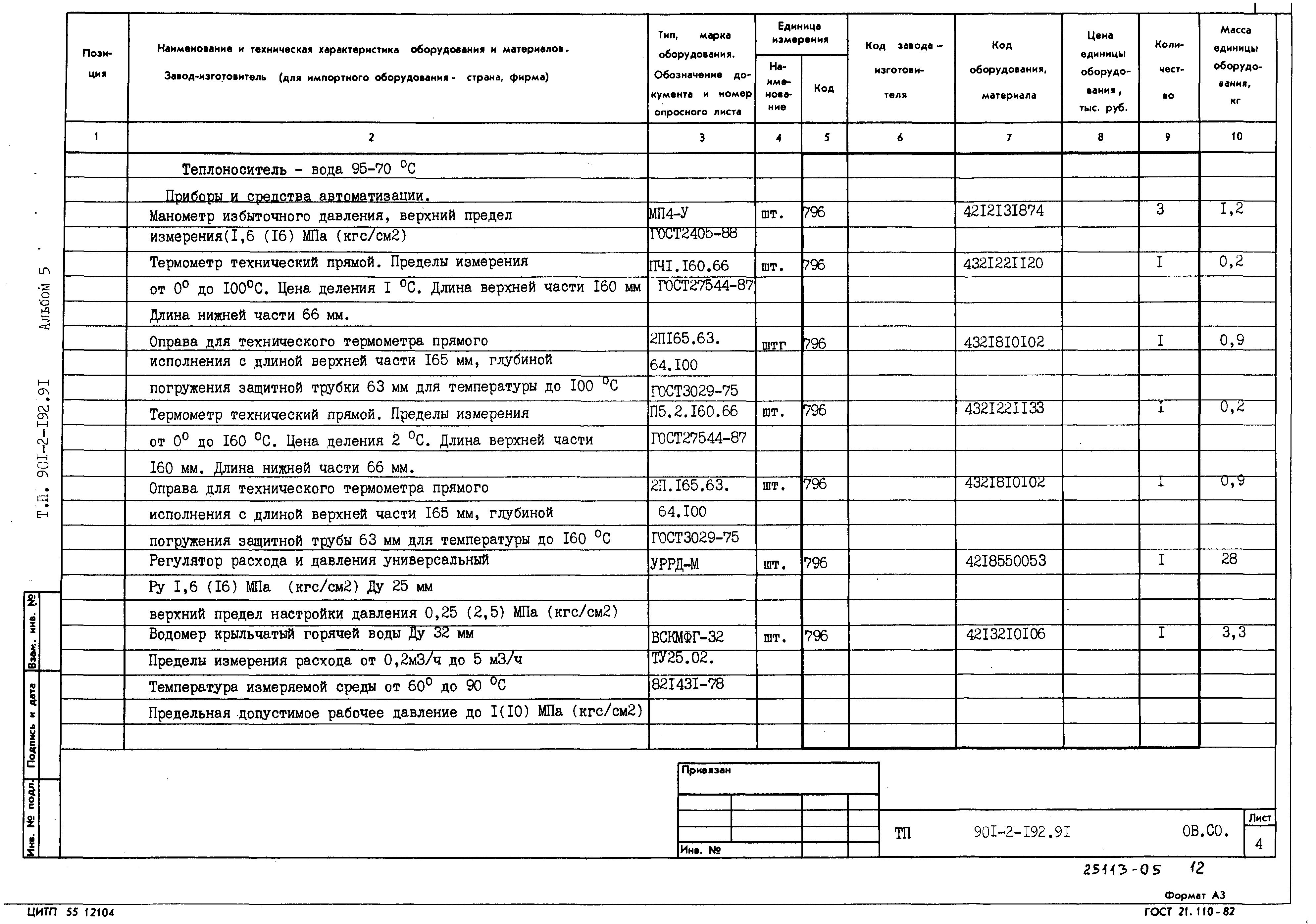 Типовой проект 901-2-192.91