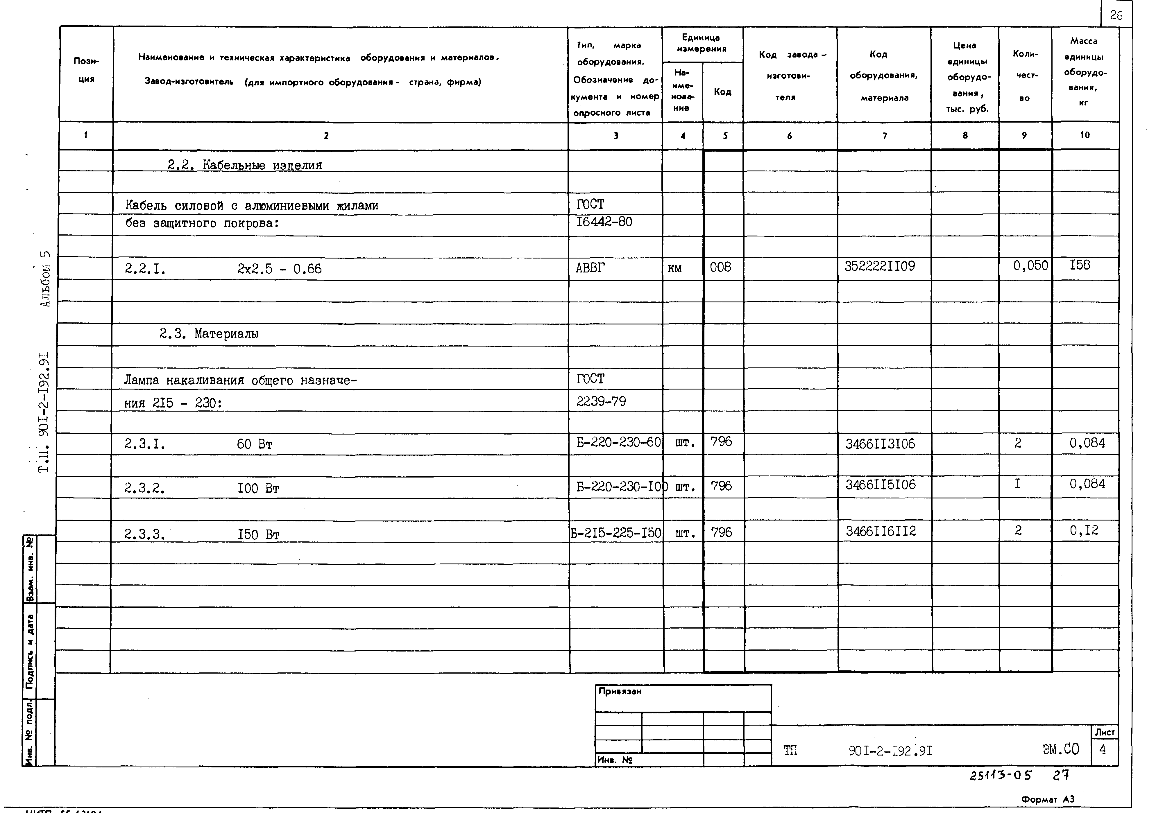 Типовой проект 901-2-192.91