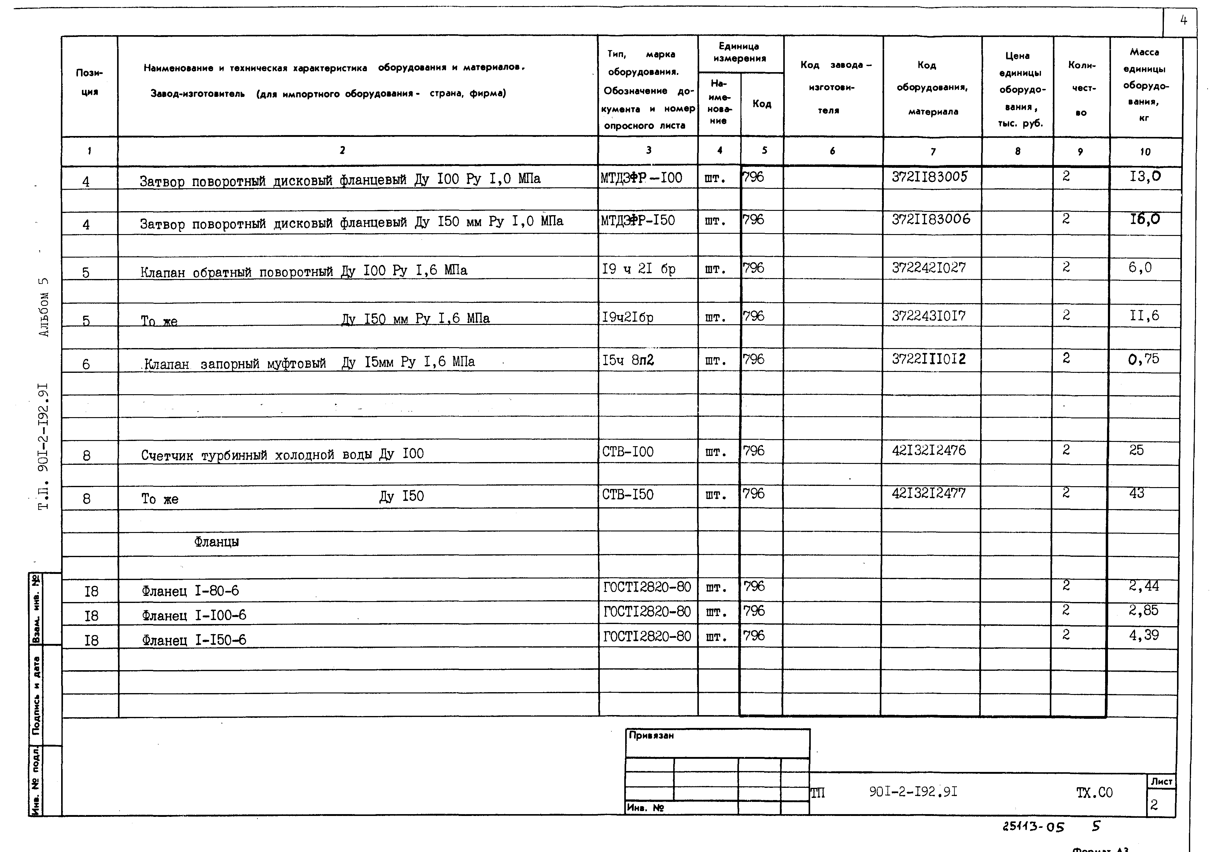 Типовой проект 901-2-192.91