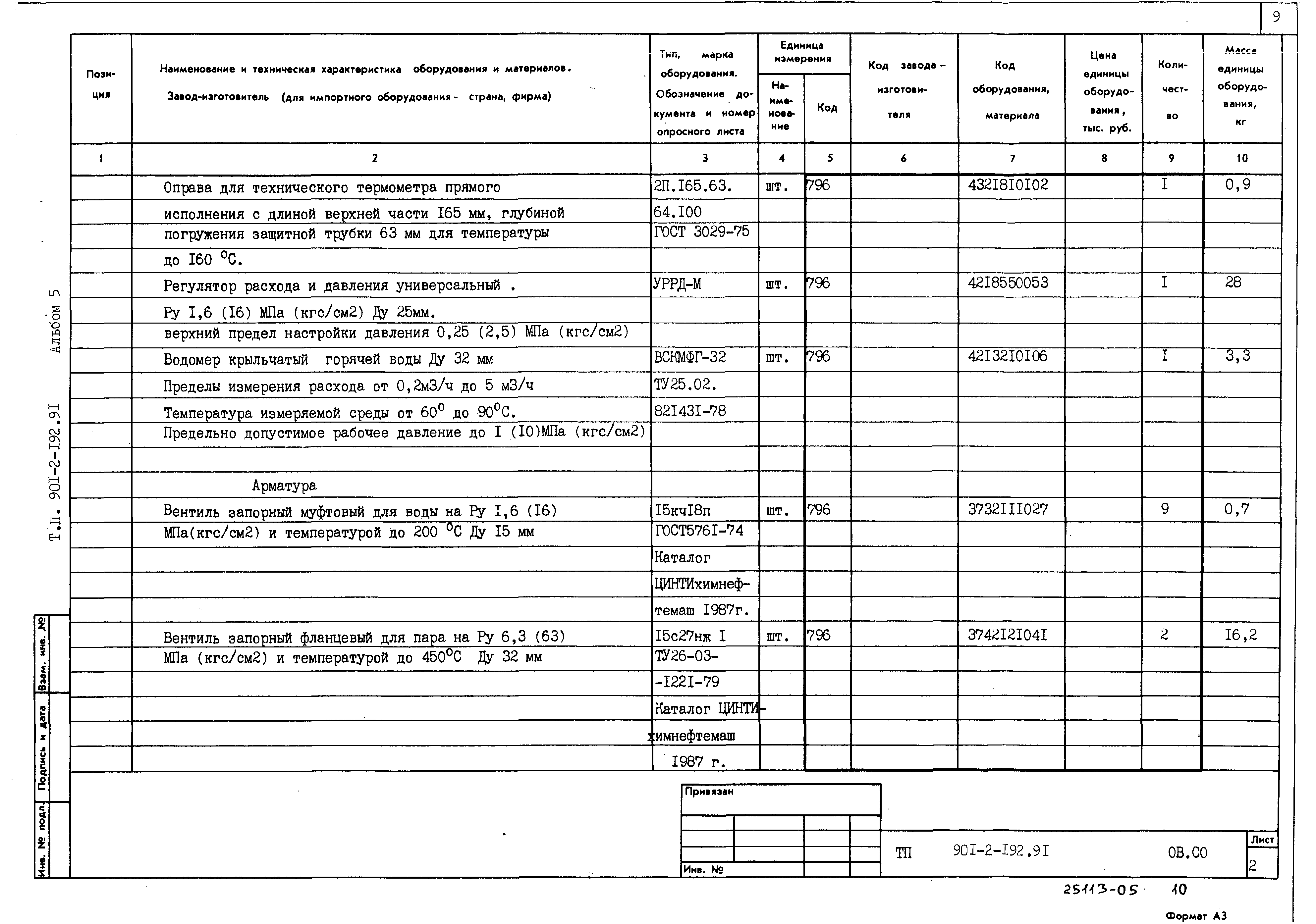 Типовой проект 901-2-192.91