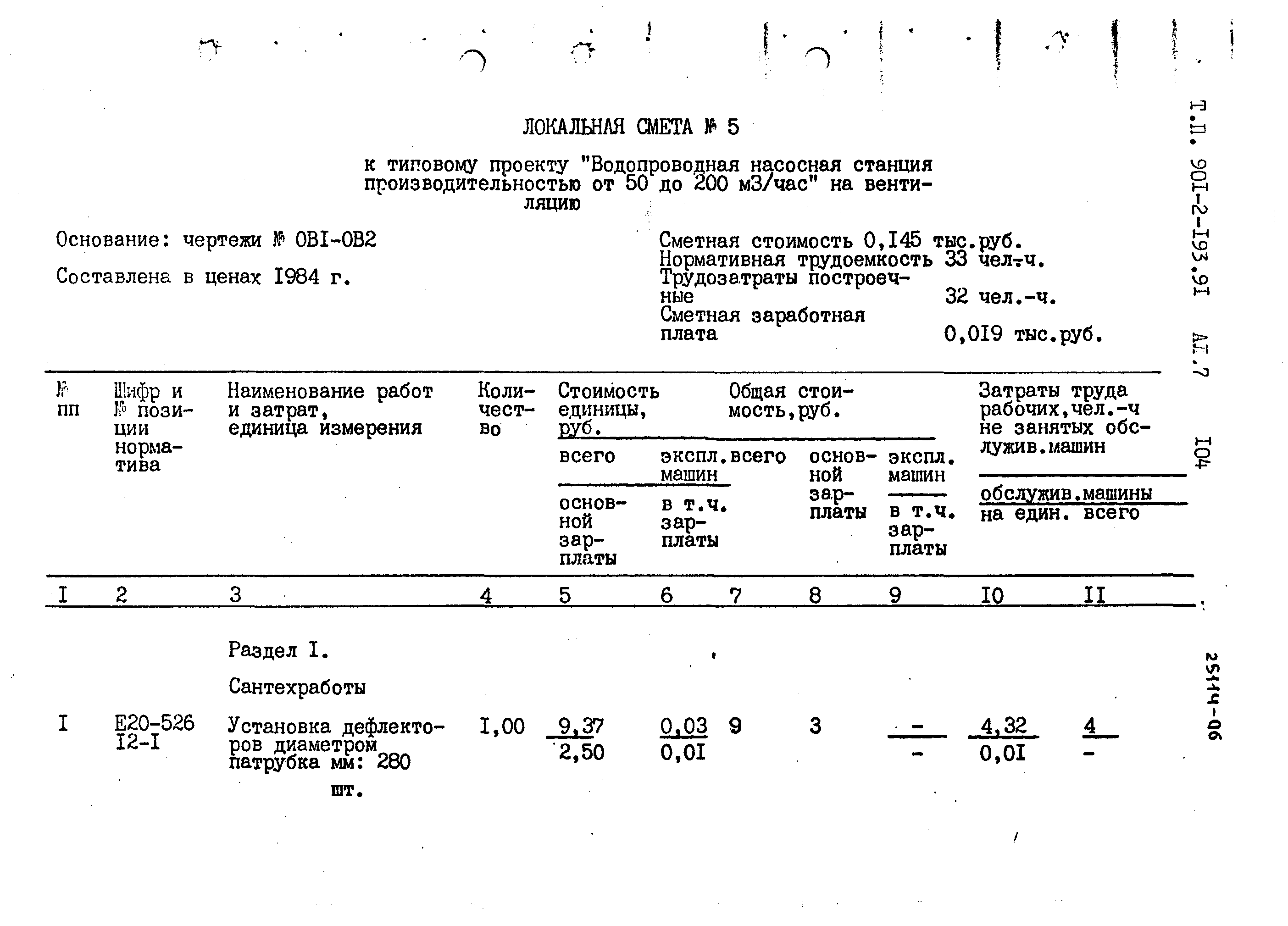 Типовой проект 901-2-193.91