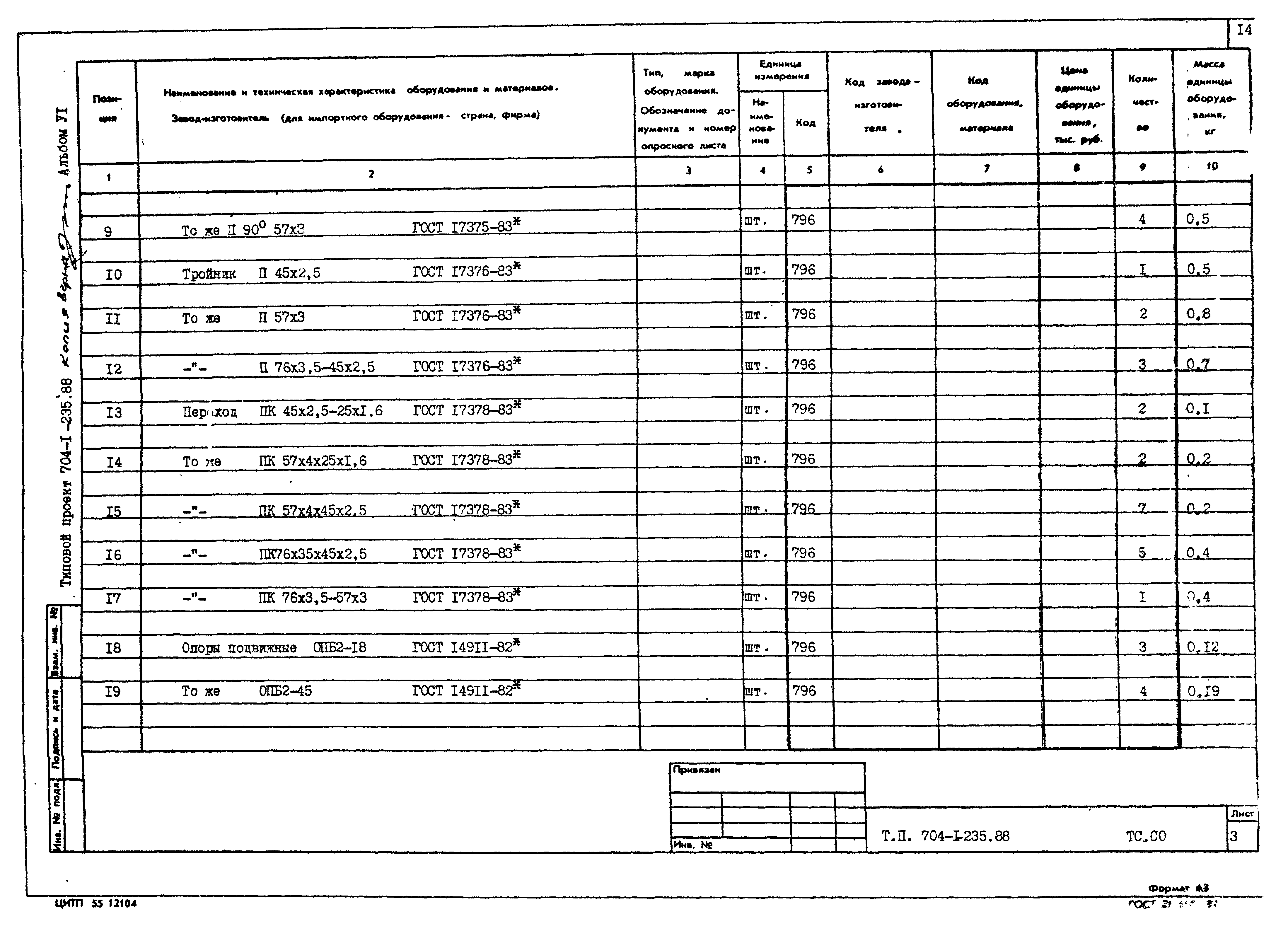 Типовой проект 704-1-235.88