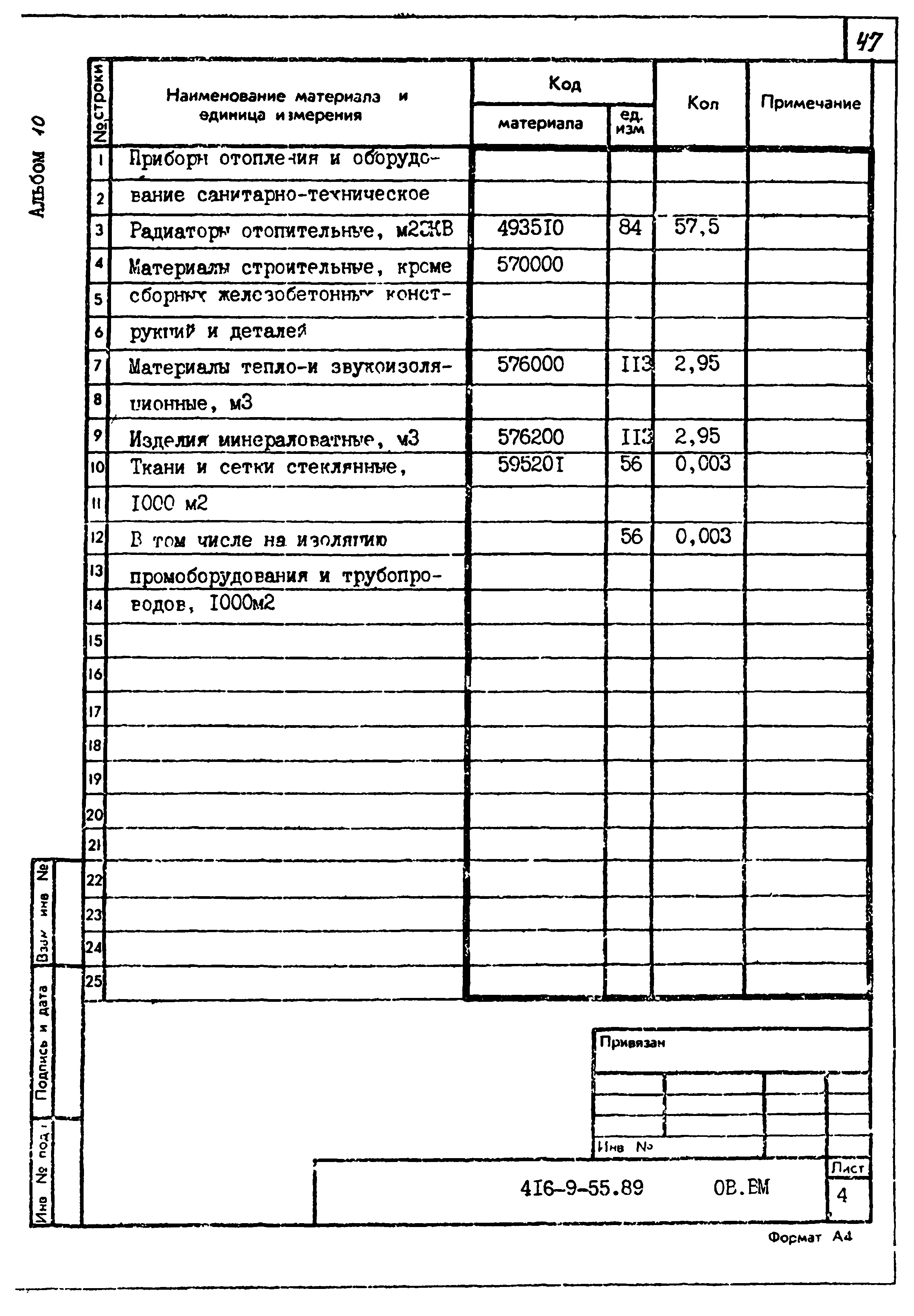 Типовой проект 416-9-55.89