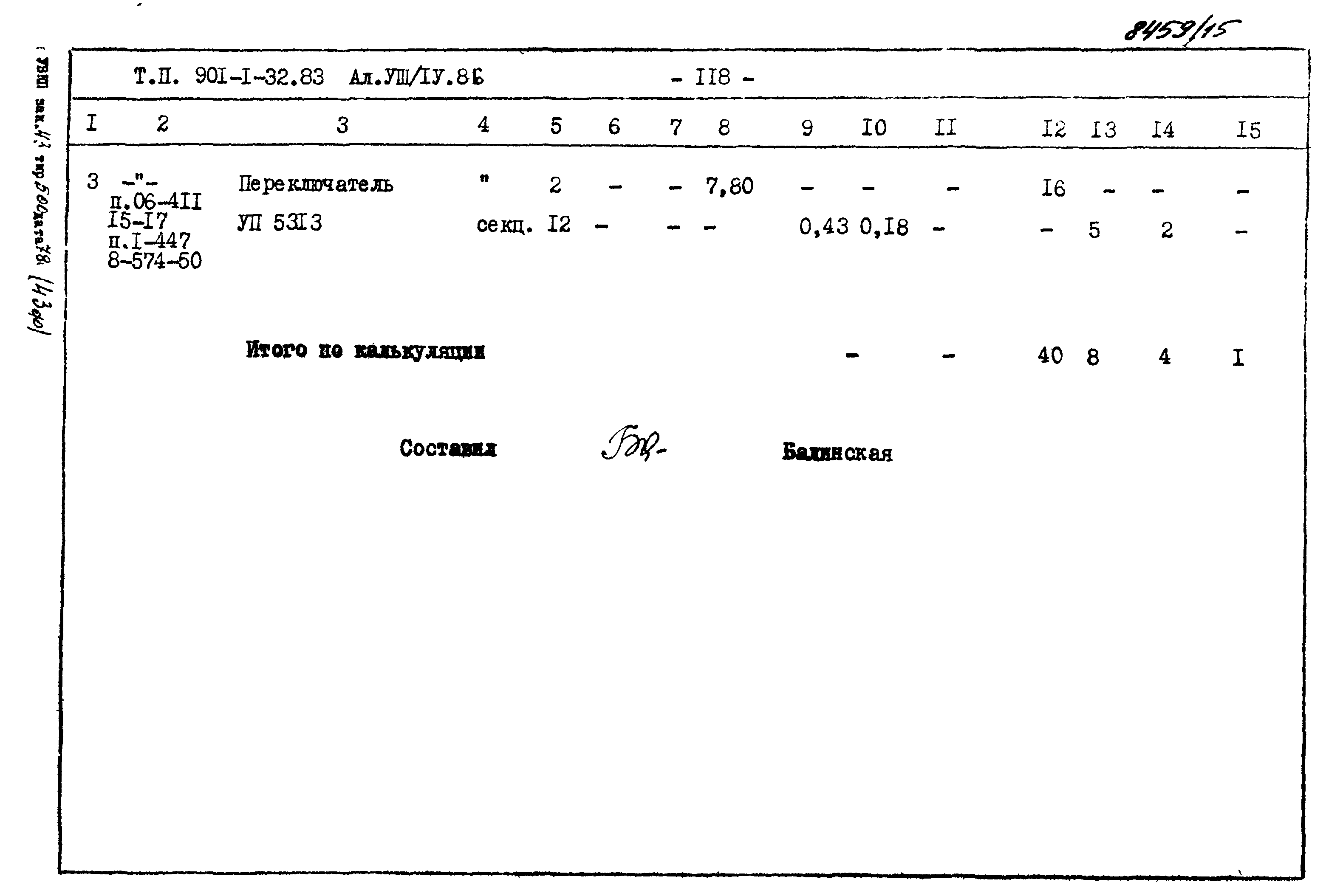 Типовой проект 901-1-71.87