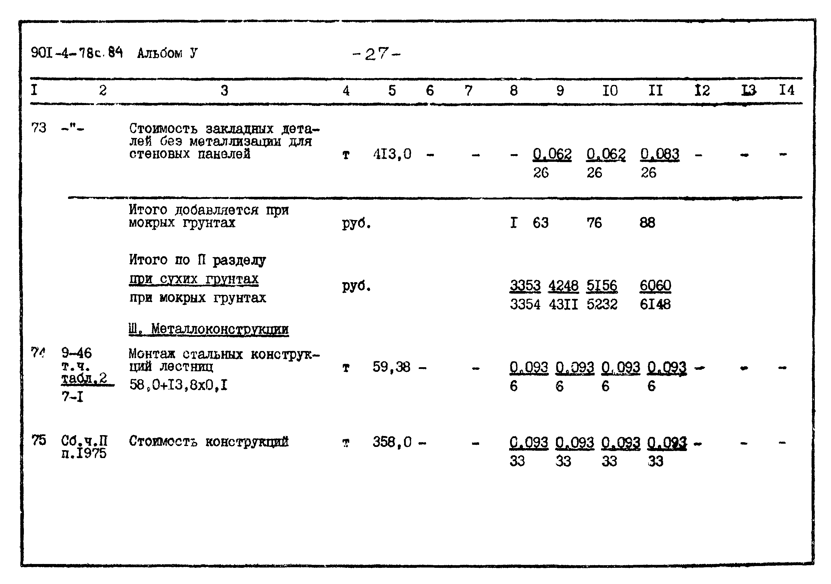 Типовой проект 901-4-78с.84