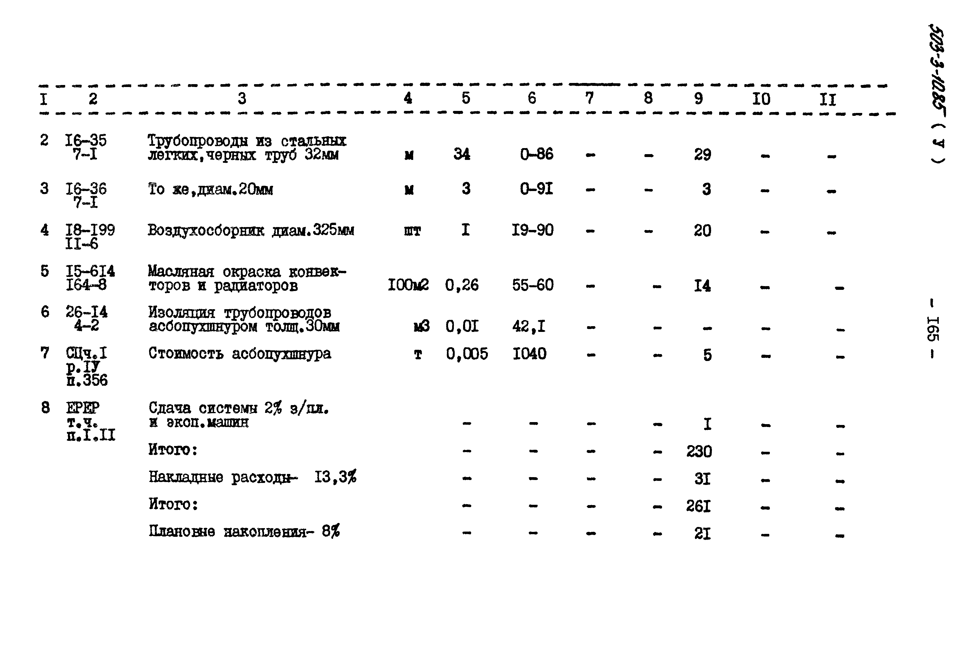 Типовой проект 503-3-10.85