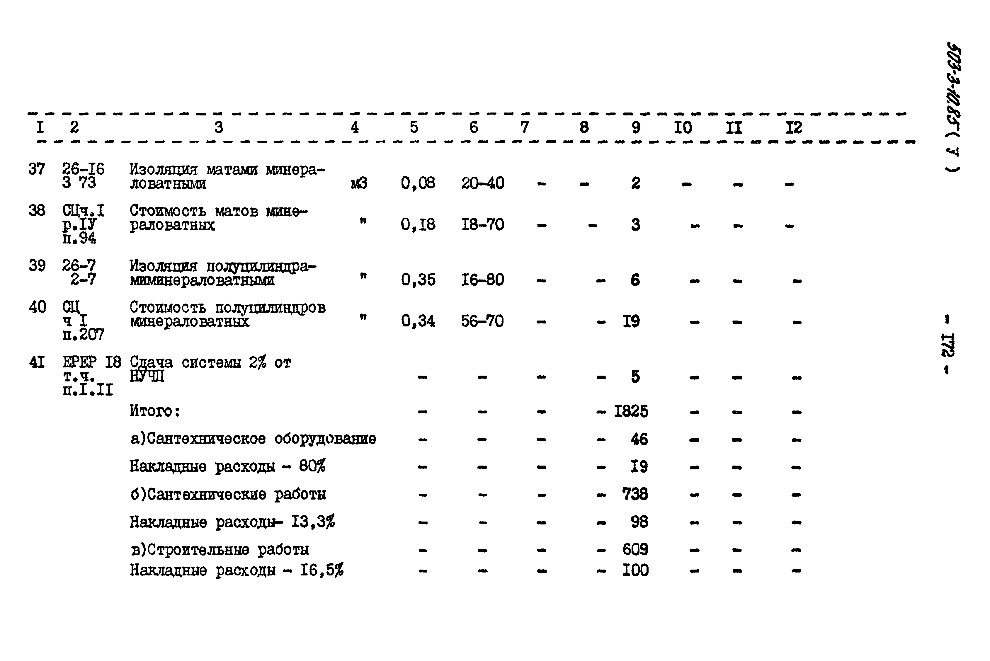 Типовой проект 503-3-10.85