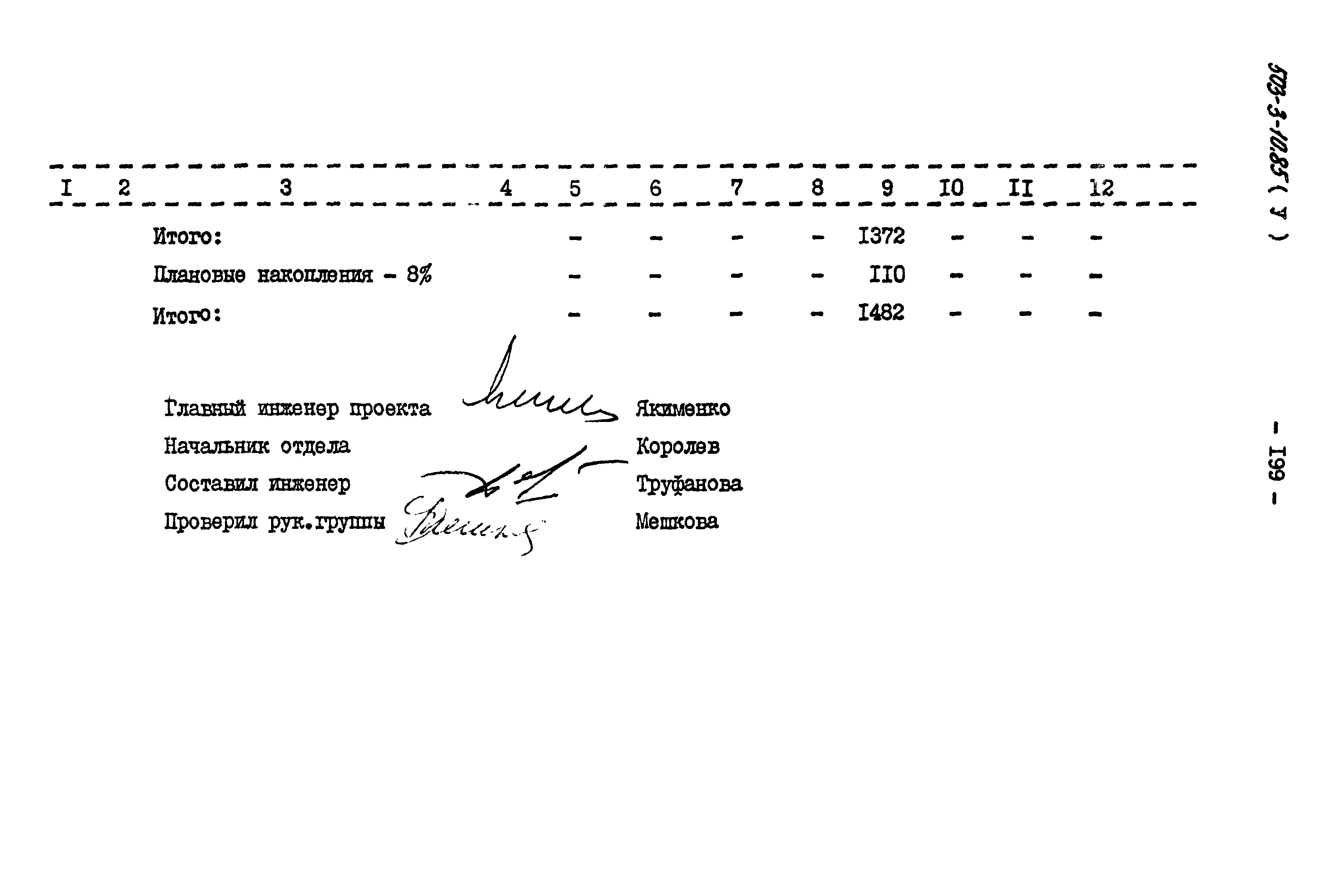 Типовой проект 503-3-10.85