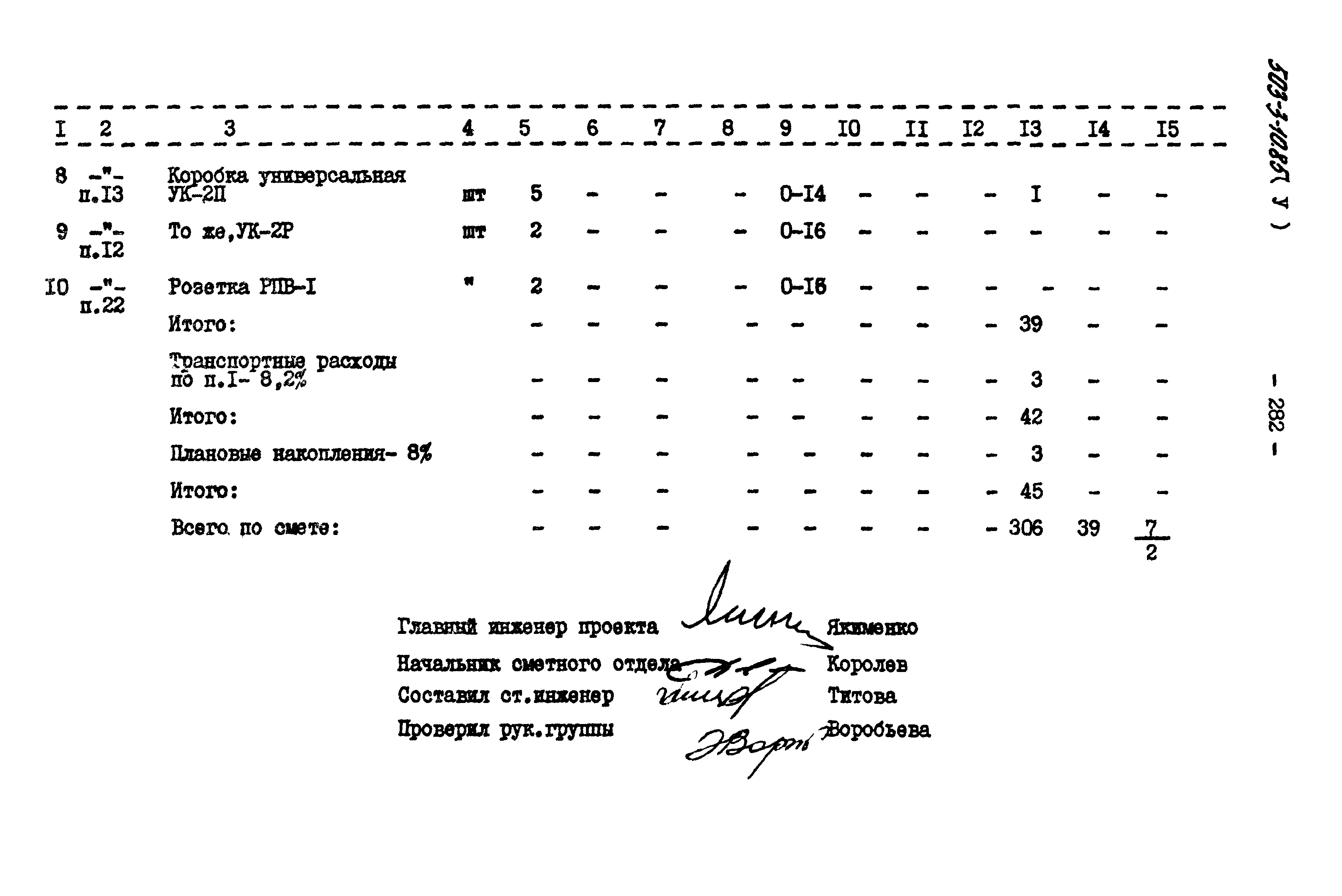 Типовой проект 503-3-10.85