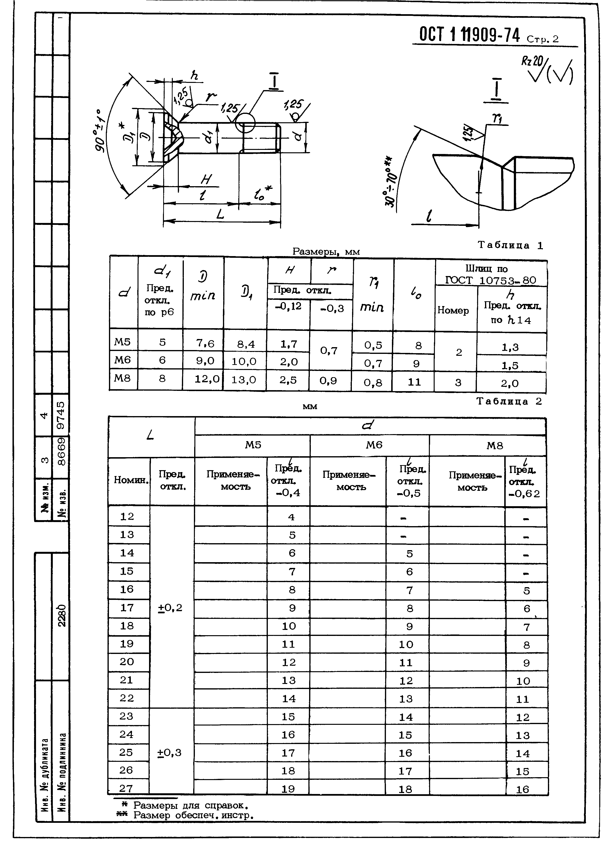 ОСТ 1 11909-74