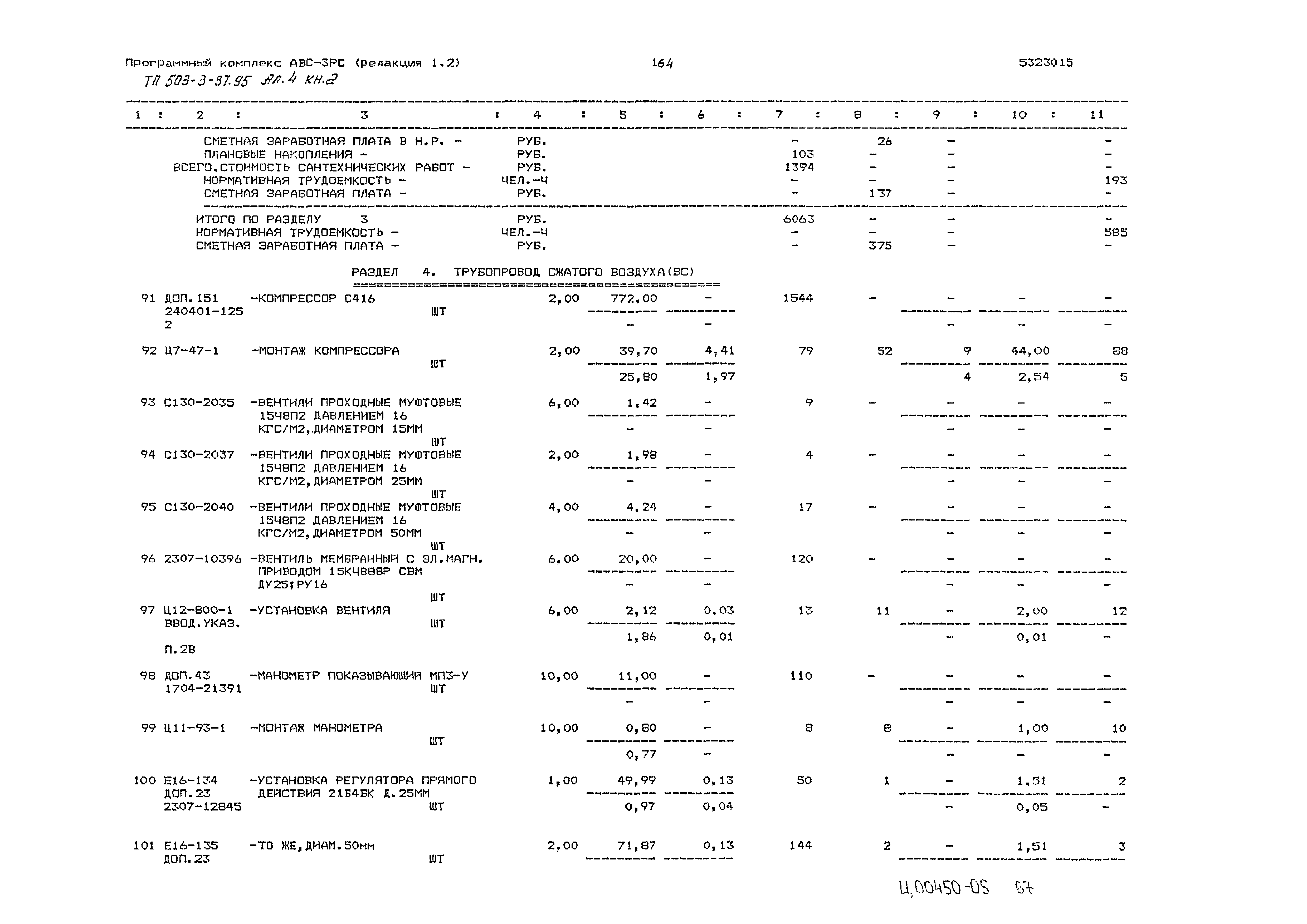 Типовой проект 503-3-37.95