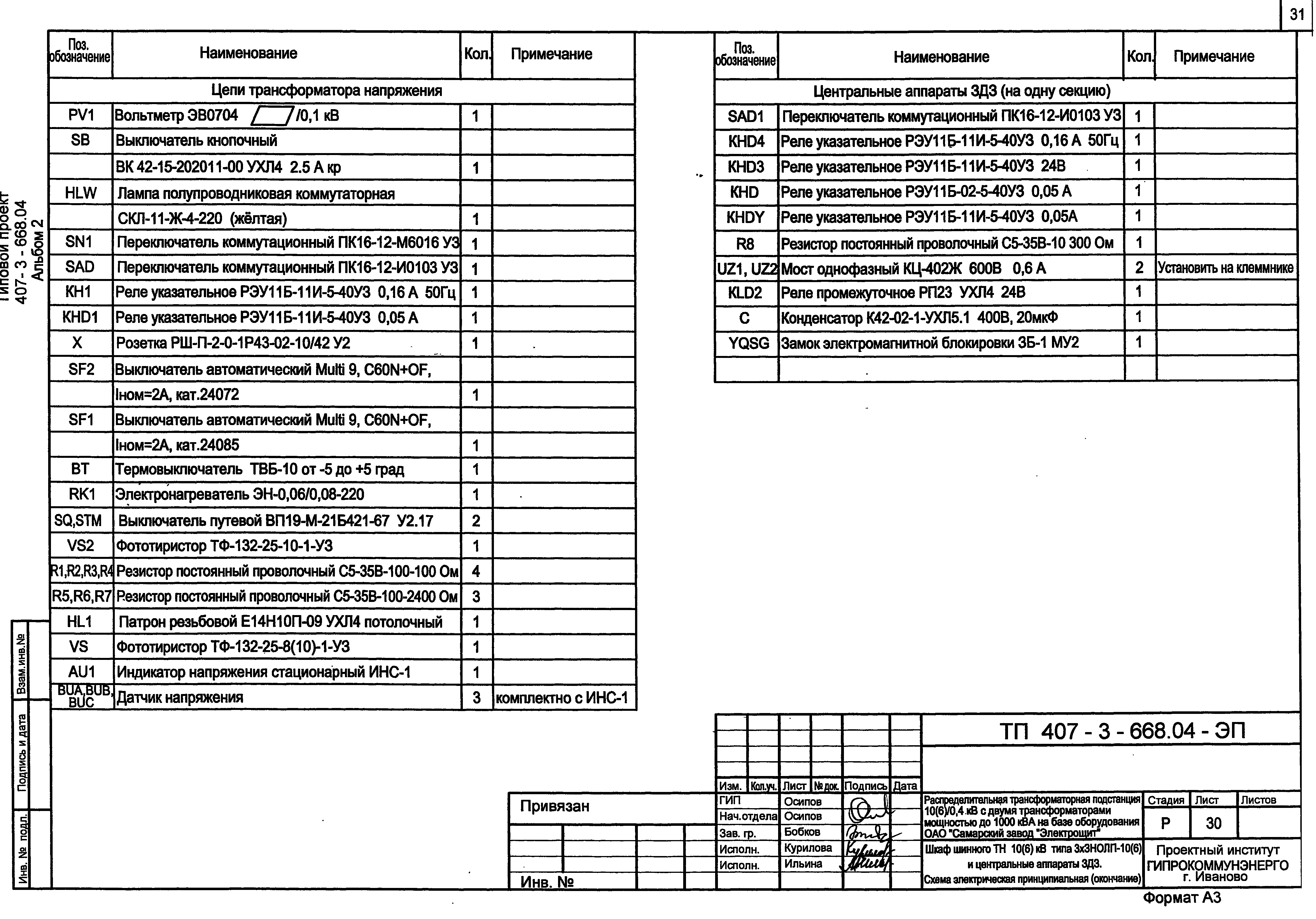 Типовой проект 407-3-668.04